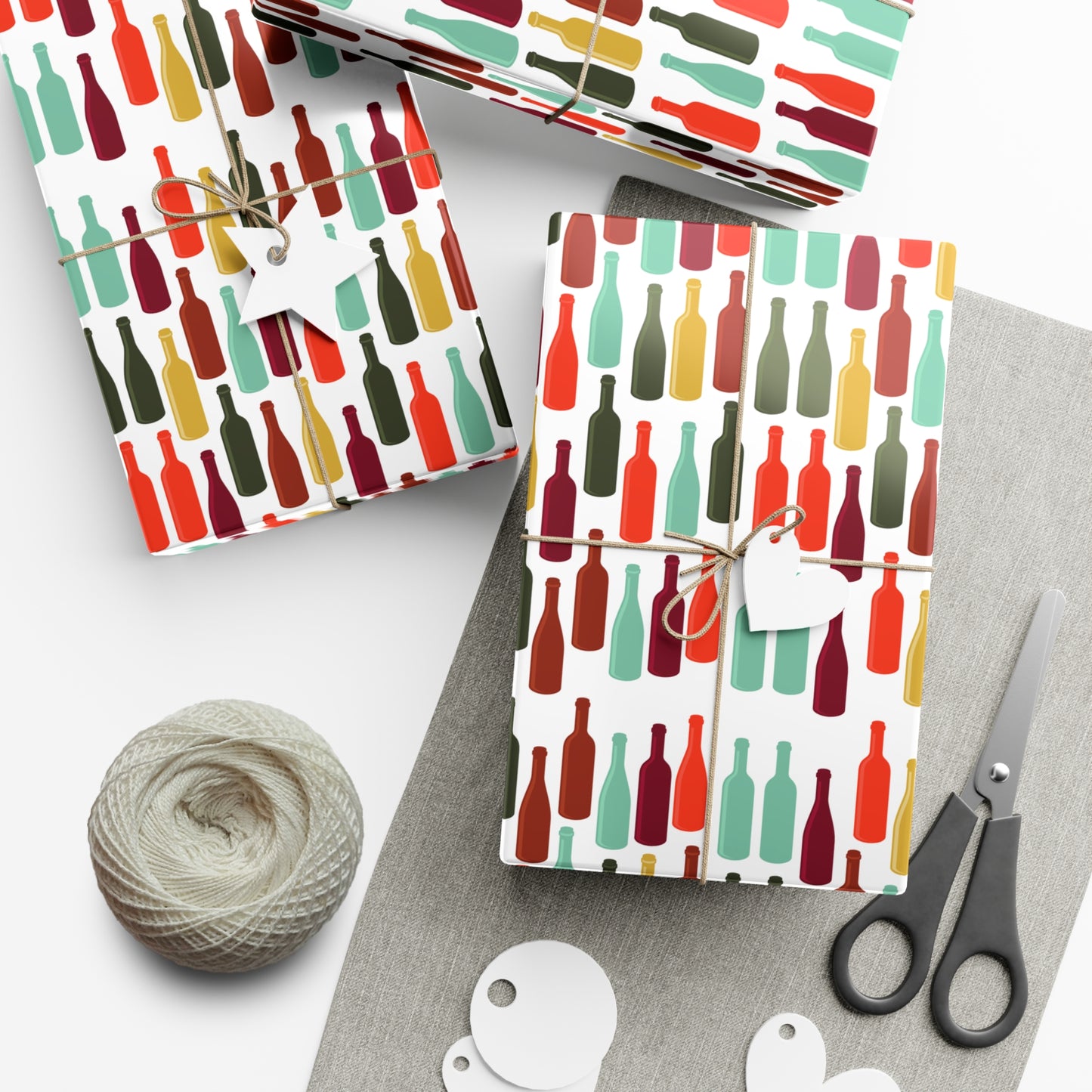 Bottles - Gift Wrap Papers - 10363