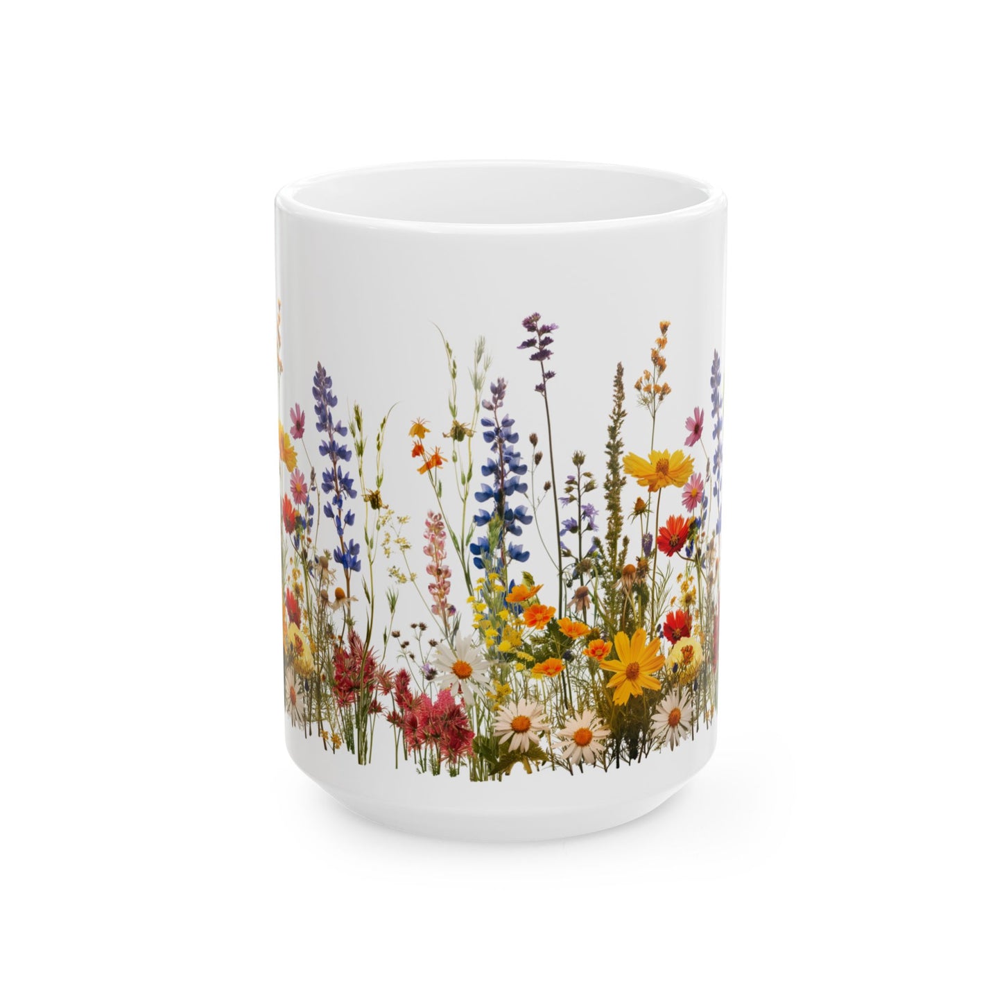 Wildflowers - Ceramic Mug, (11oz, 15oz) - 10445