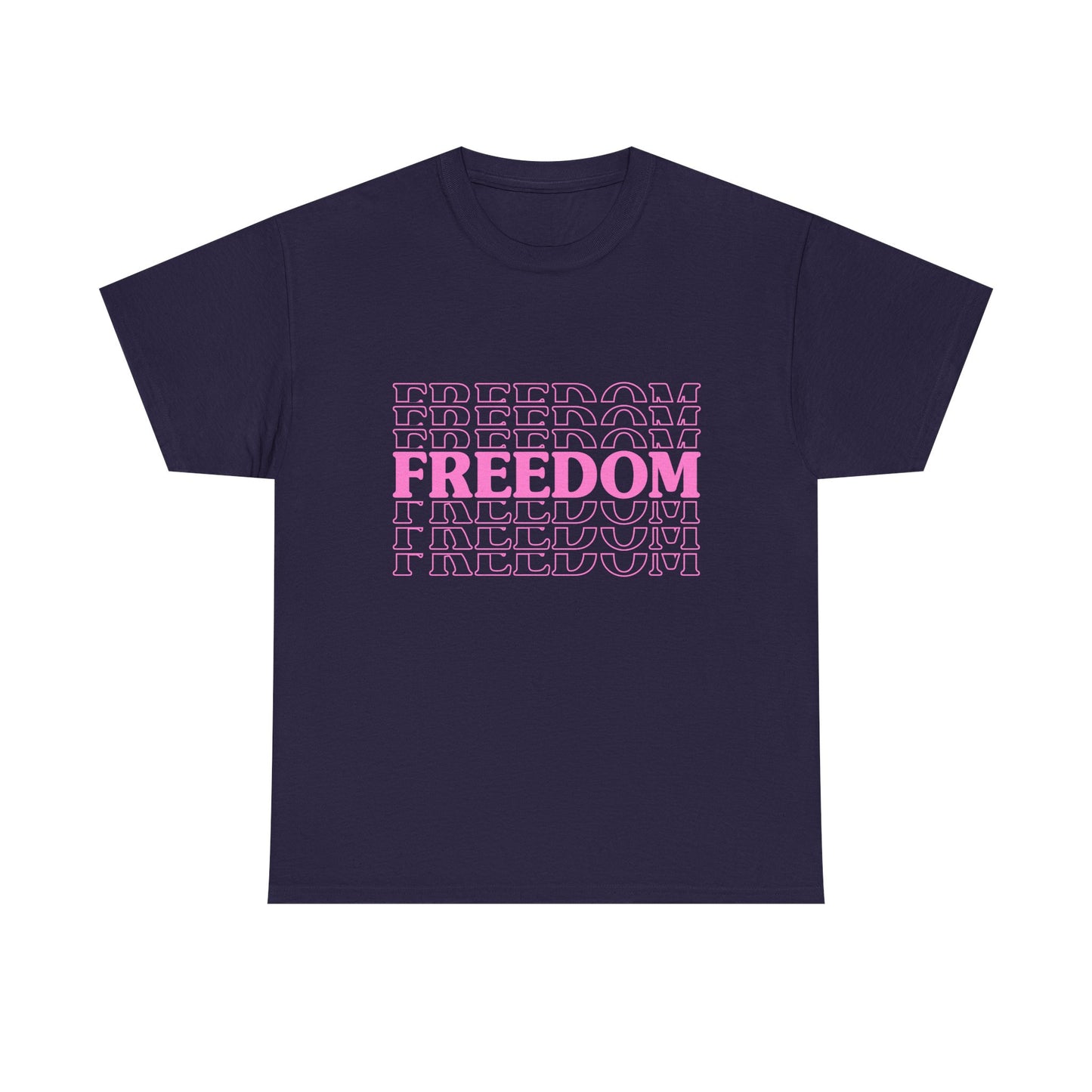 Bold Freedom Graphic Tee, Unisex Heavy Cotton Shirt, Casual Wear, Gift for Freedom Lovers, Statement T-Shirt, Everyday Essentials - 13518