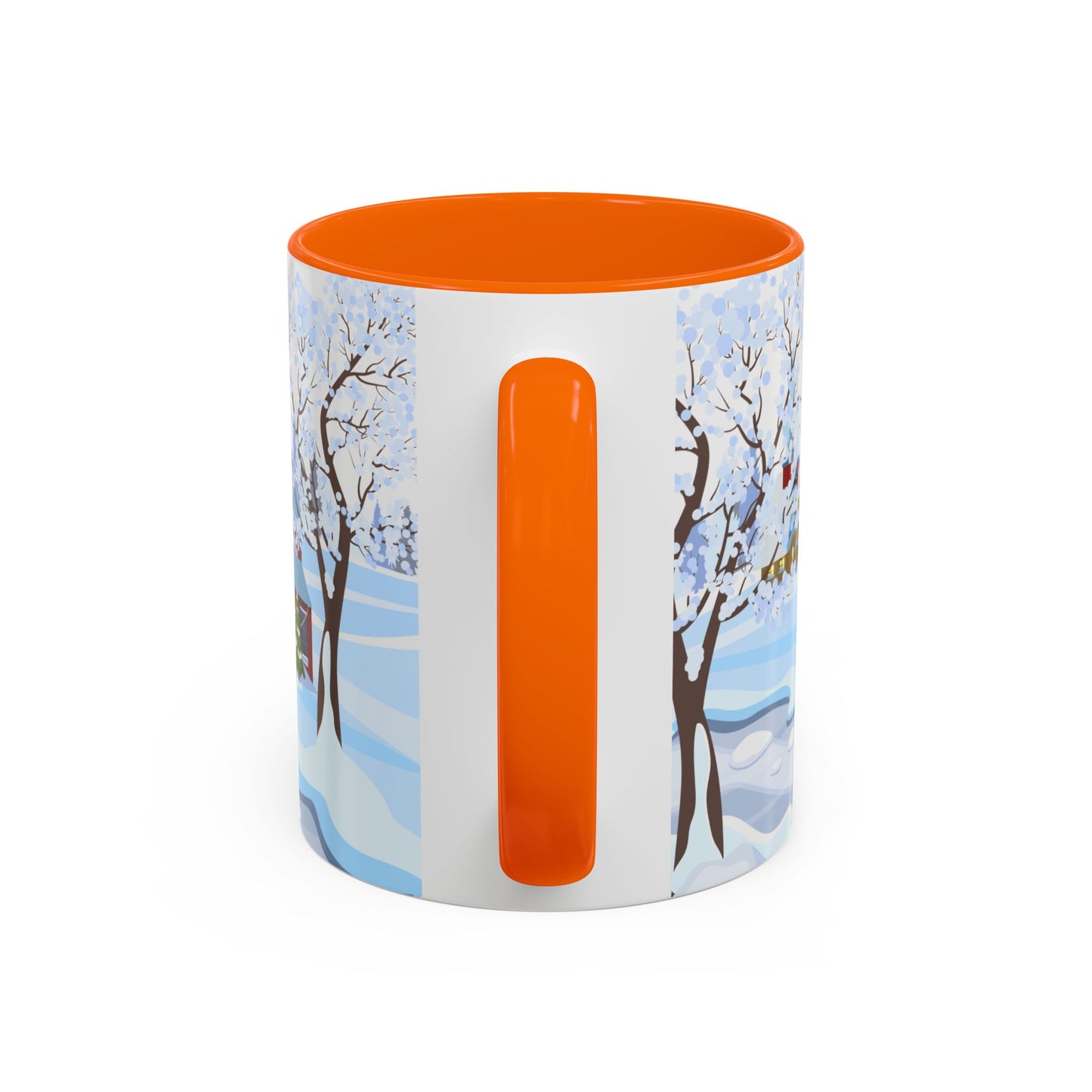 Winter Day Outside - Accent Coffee Mug (11, 15oz) - 10453