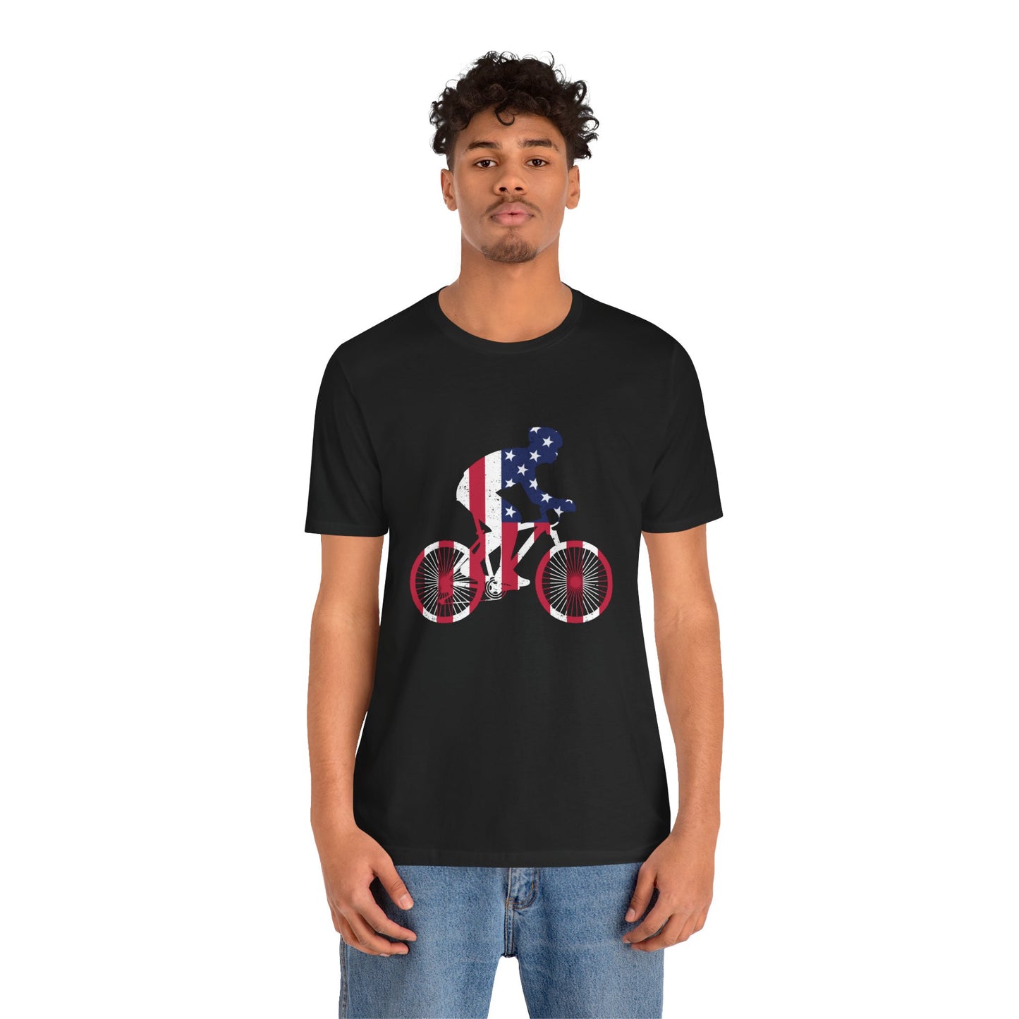 Bicycle: Patriotic Pedals - Unisex Jersey Short Sleeve Tee