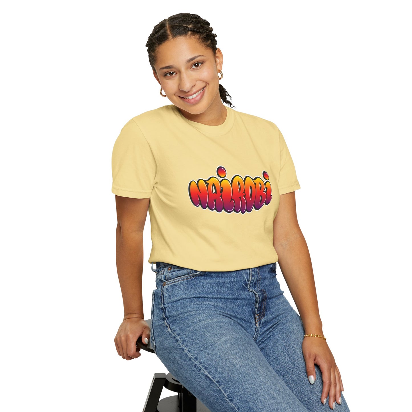 Nairobi Graphic T-Shirt - Unisex Garment-Dyed Tee - 12181