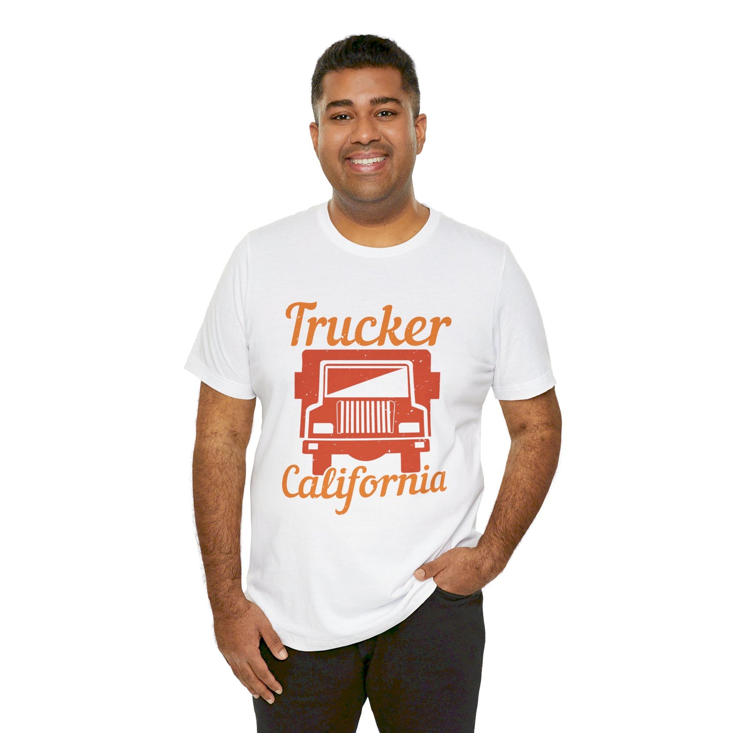 Trucker California - Unisex Jersey Short Sleeve Tee