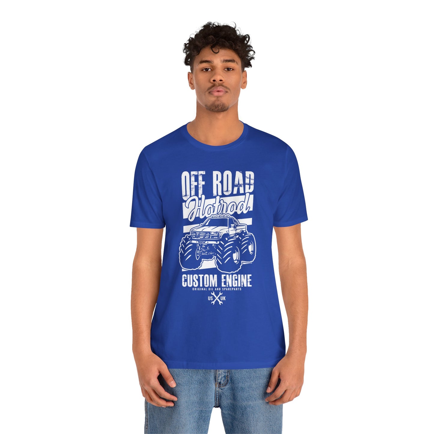 Off Road Hotrod, Custom Engine - Unisex Jersey Short Sleeve Tee - 13010