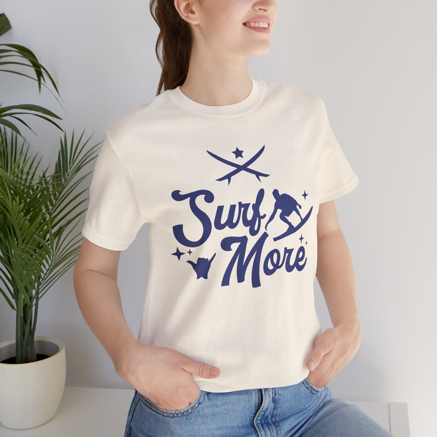Surf More - Unisex Jersey Short Sleeve Tee - 13135