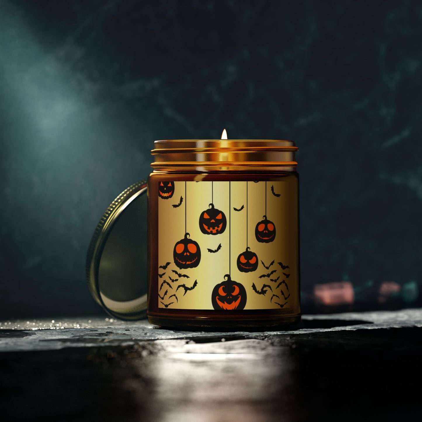 Pumpkin Party - Scented Coconut Apricot Candles (4oz, 9oz) - 14101