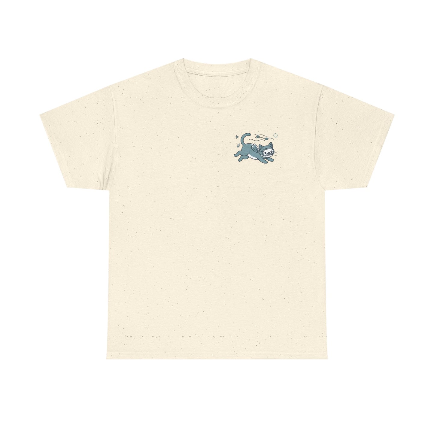 Sea Cats T-Shirt — Cute Underwater Cat Graphic Tee, Ocean Cat Lover Gift - 14869