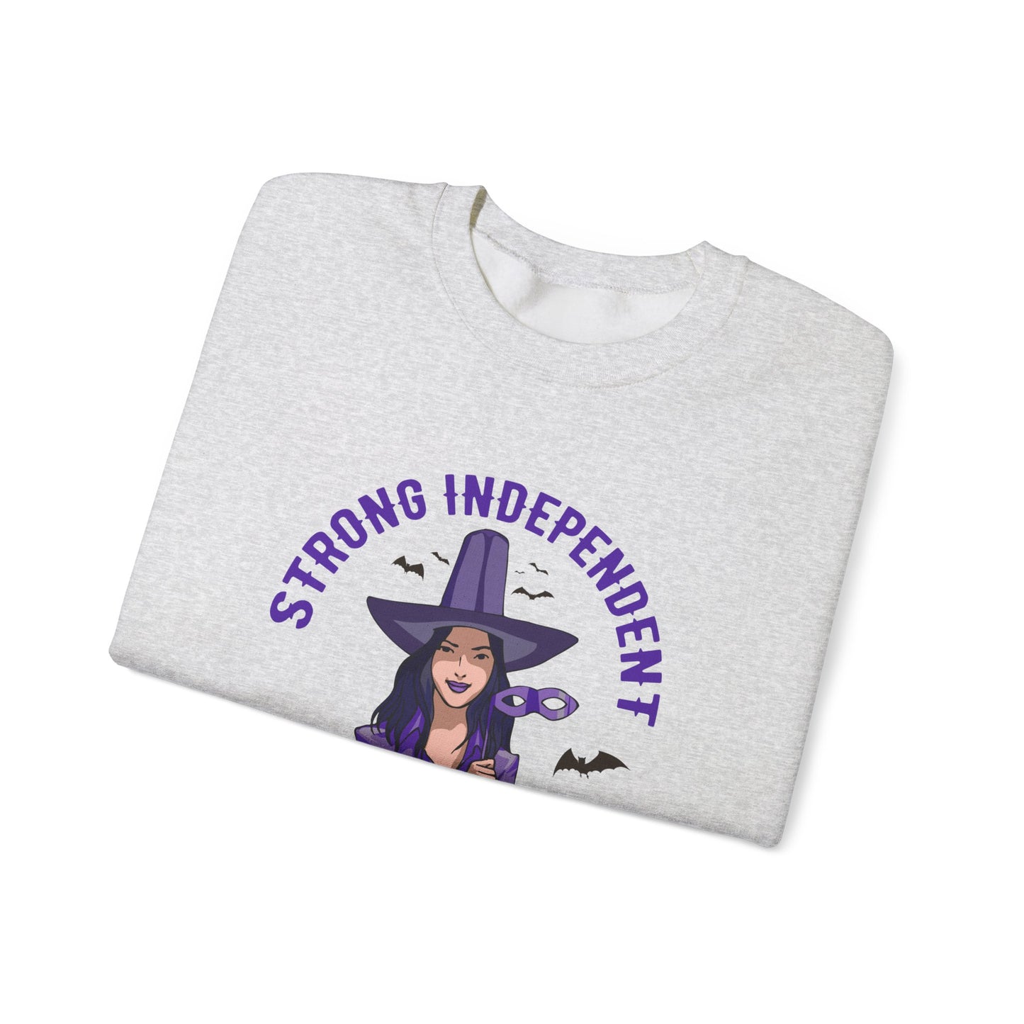 Strong Independent Witch - Unisex Heavy Blend™ Crewneck Sweatshirt - 13809