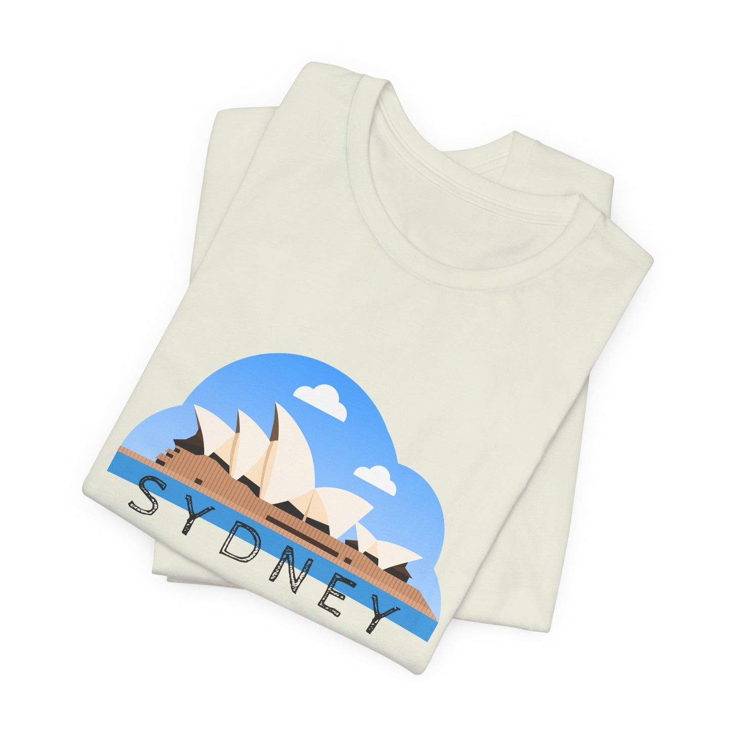 Sydney Graphic Unisex Jersey Tee - Coastal Vibes T-Shirt - 12044