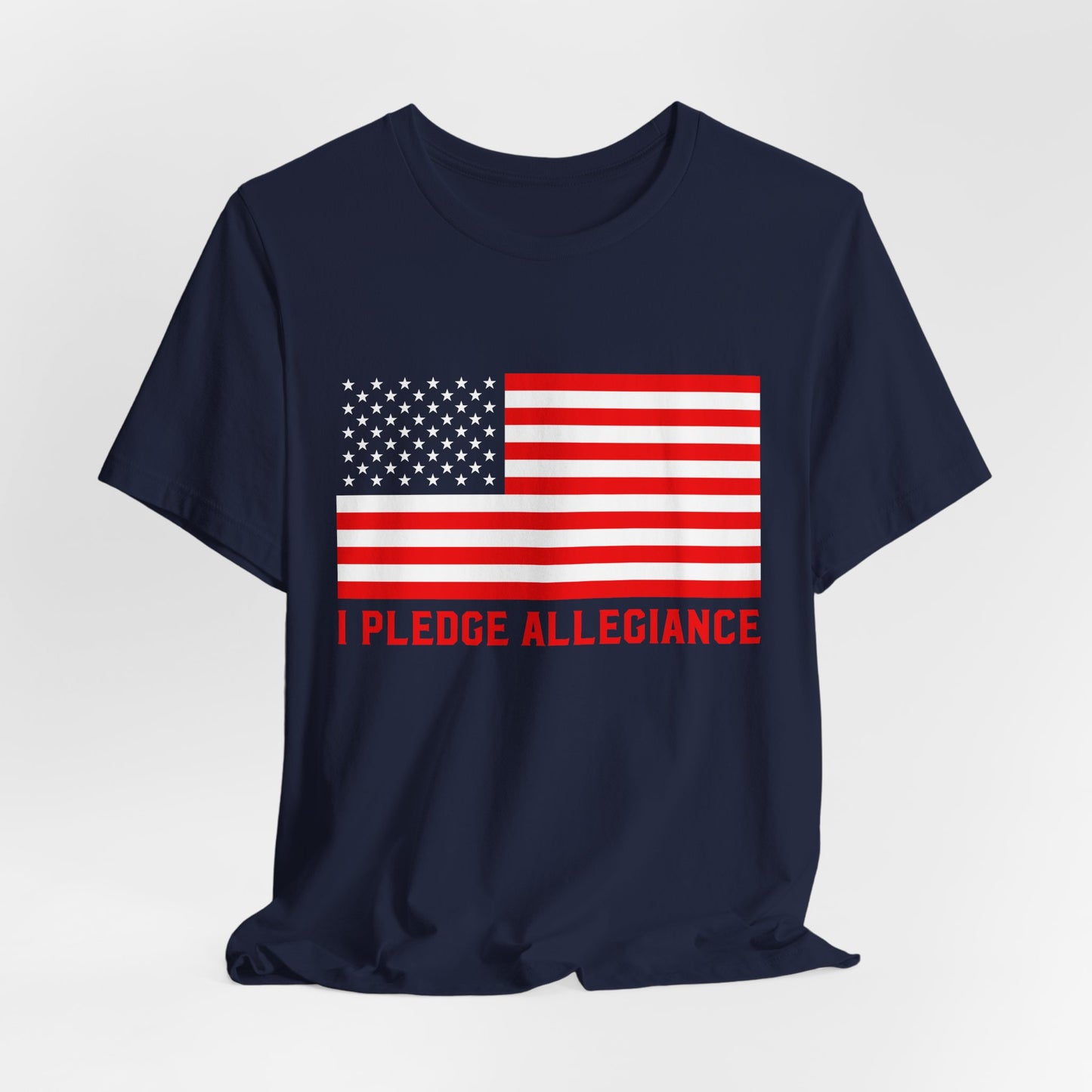 Patriotic Pledge Tee, Unisex T-Shirt for Celebrating Freedom, Independence Day Shirt Gift for Patriots - 13697
