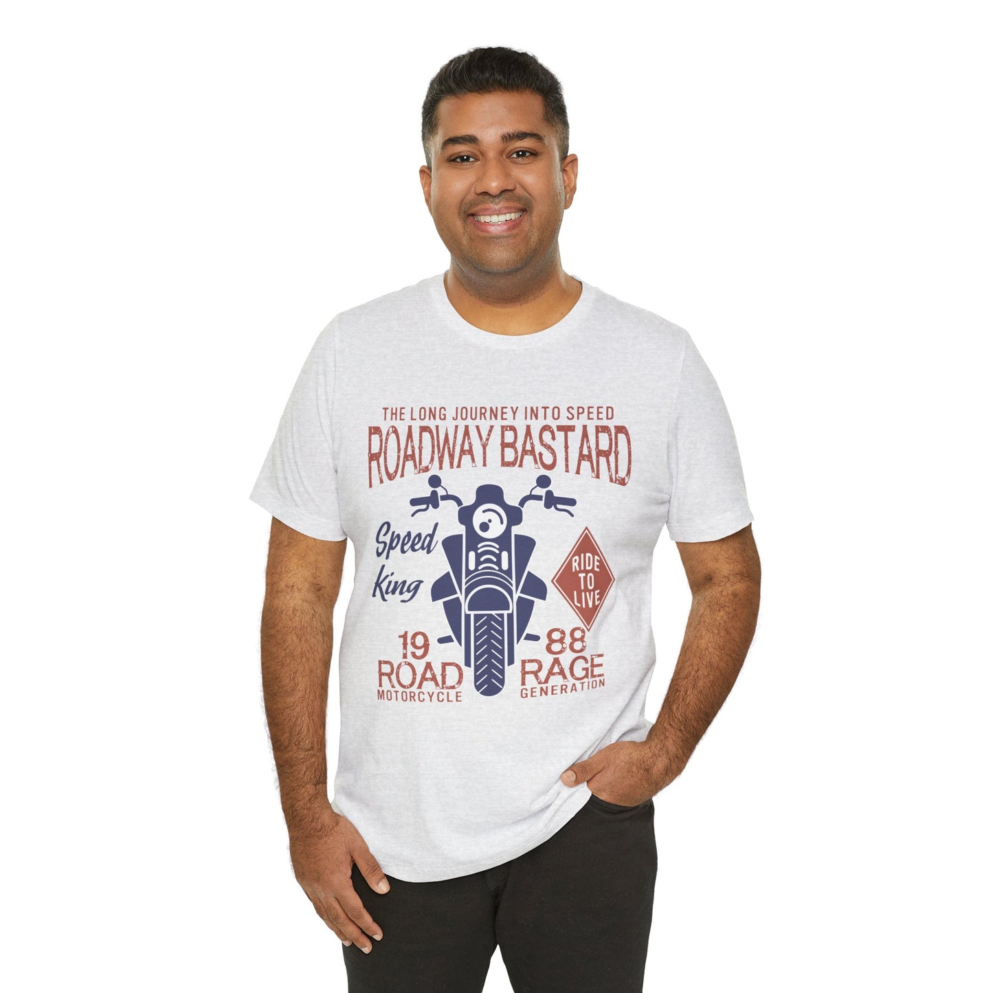 Roadway Bastard - Unisex Jersey Short Sleeve Tee