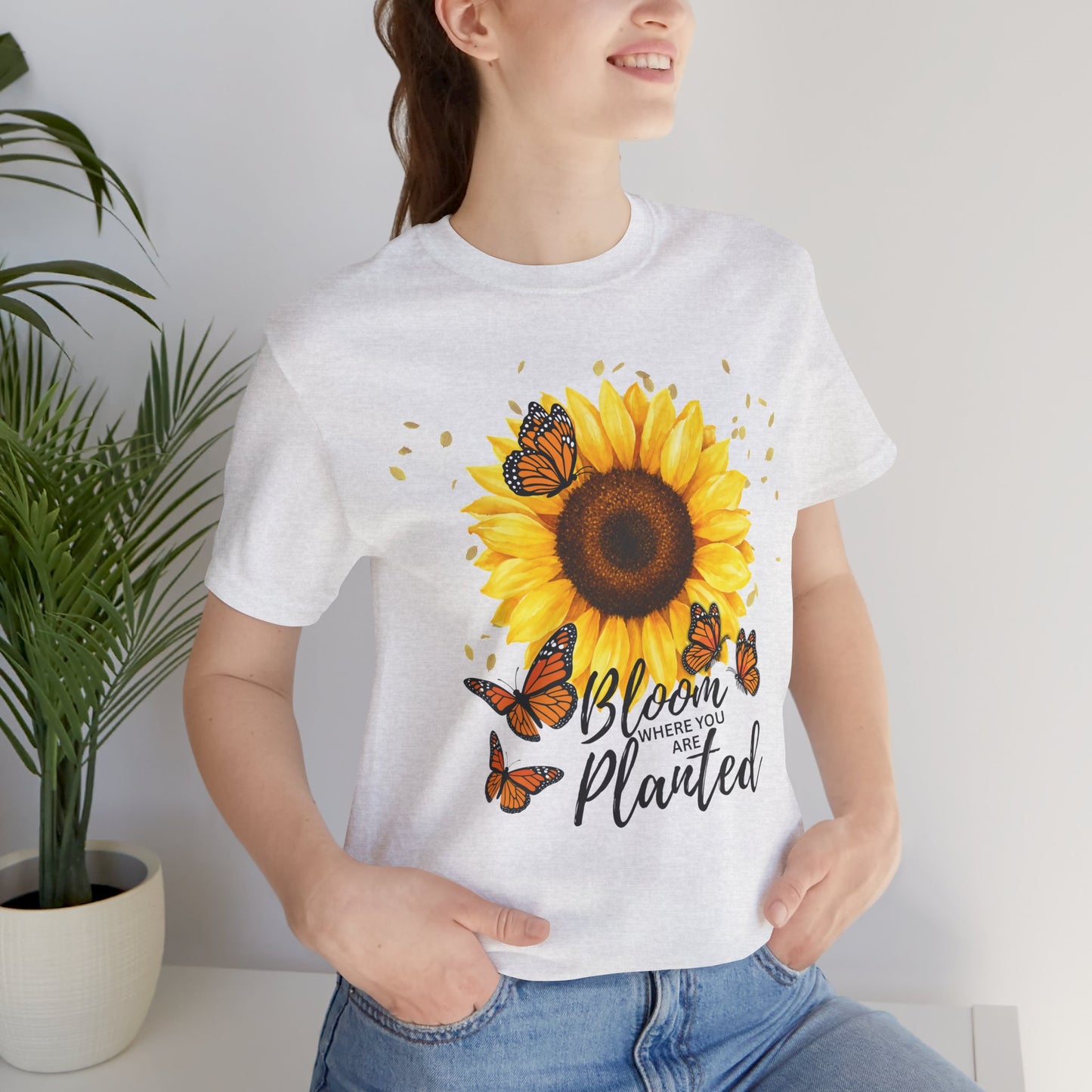 Sunflower Bloom Where You Are Planted Tee - 14920