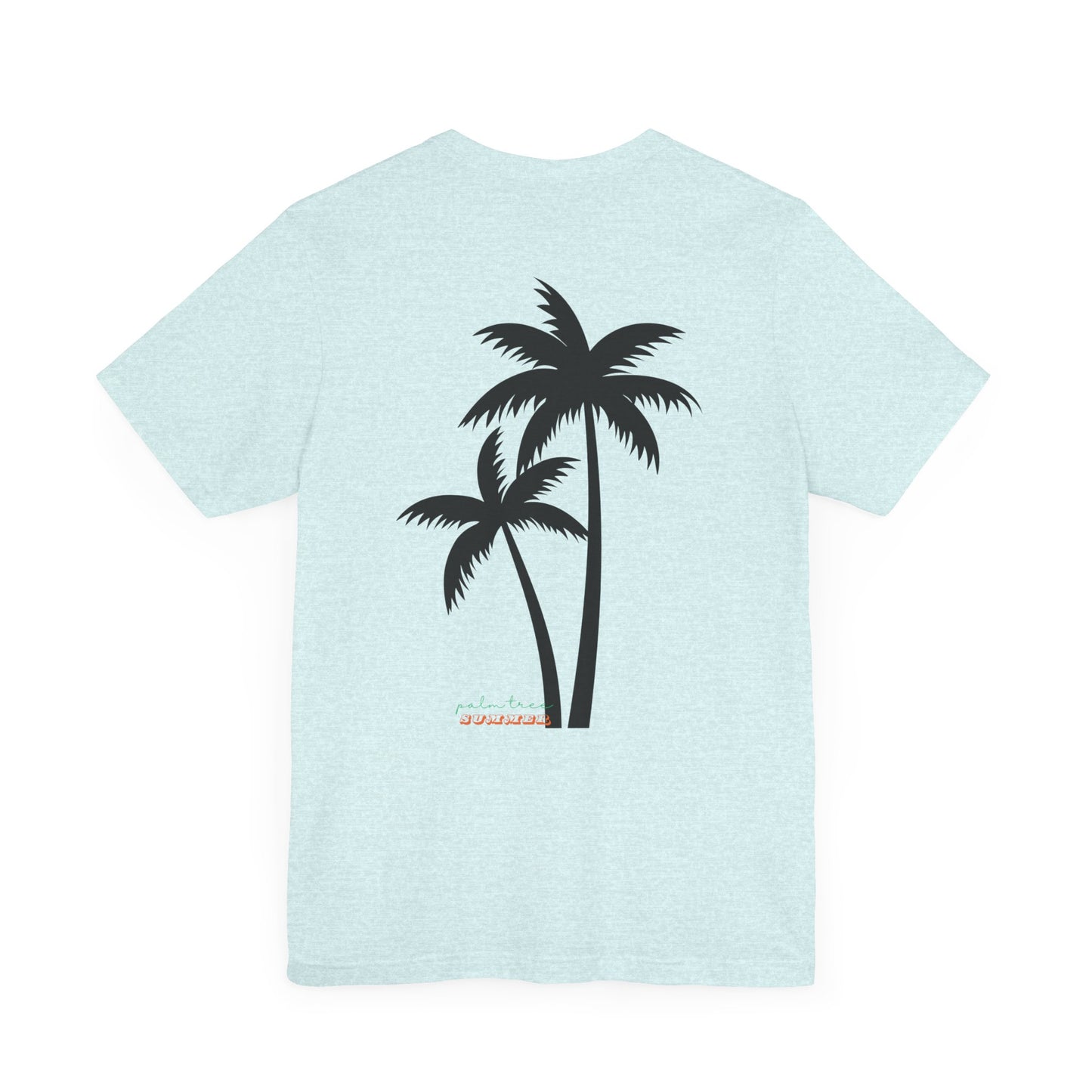 Summer, Palm Tree - Unisex Jersey Short Sleeve Tee