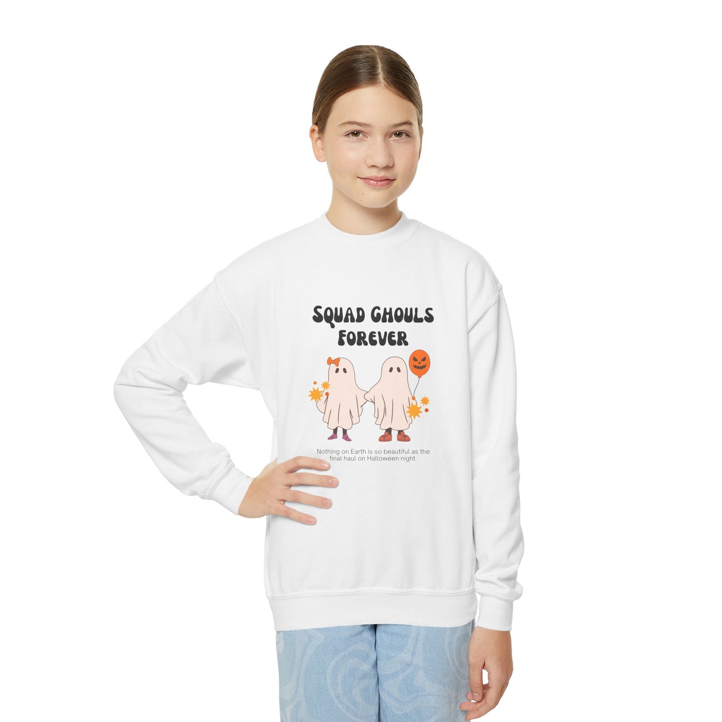 Squad Ghouls Forever - Youth Crewneck Sweatshirt