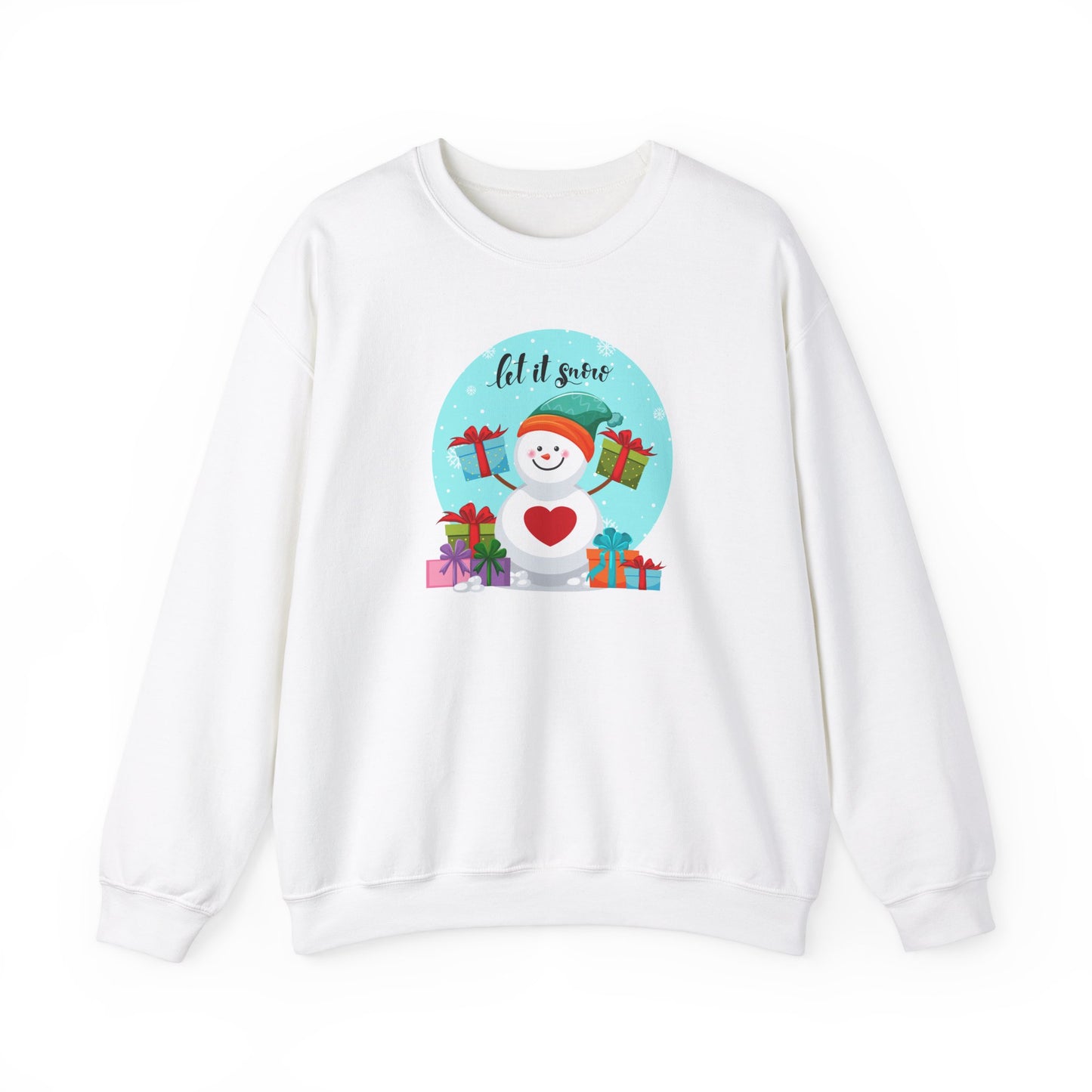 Santa, Let It snow - Unisex Heavy Blend™ Crewneck Sweatshirt - 10009