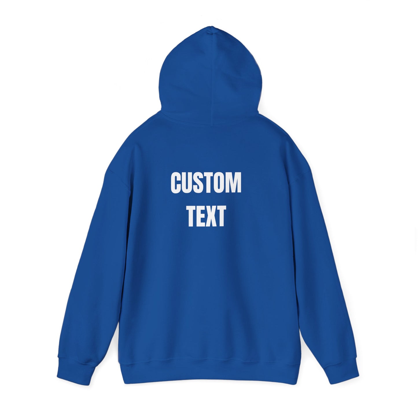 Custom Text Hoodie – Personalized Minimalist Pullover - 14683