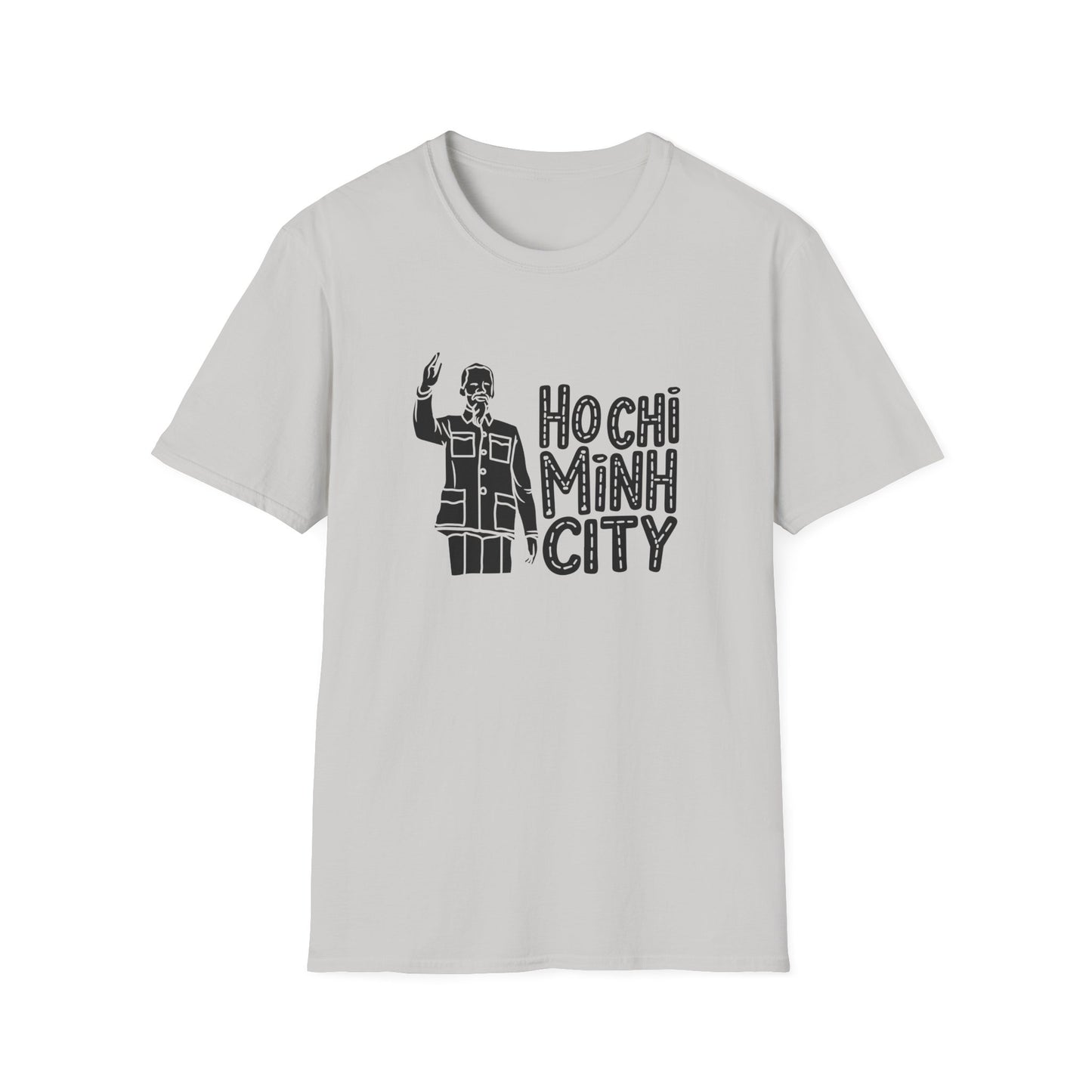 Hochi Minh City Graphic T-Shirt - Unisex Softstyle Tee - 12140