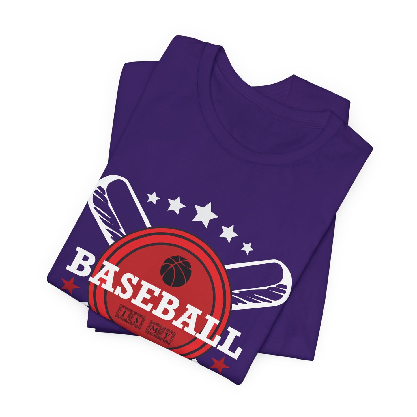 Baseball: Happy Place - Unisex Jersey Short Sleeve Tee - 13912