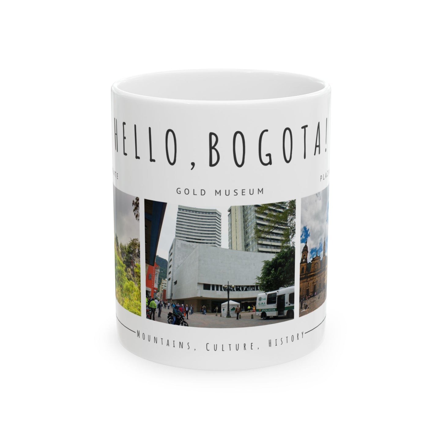 Hello Bogota! Ceramic Coffee Mug - 11oz & 15oz - 12175