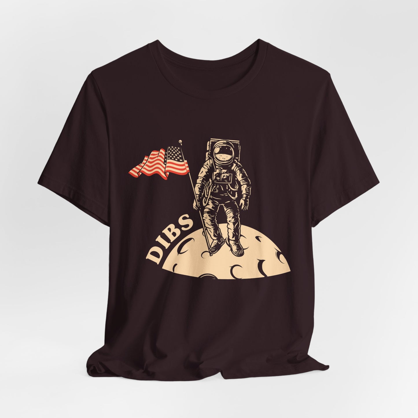 US, July 4th,  Astronaut Adventure Tee - DIBS on the Moon, Space Lover Shirt,  Unisex Astronaut Tee - 13737