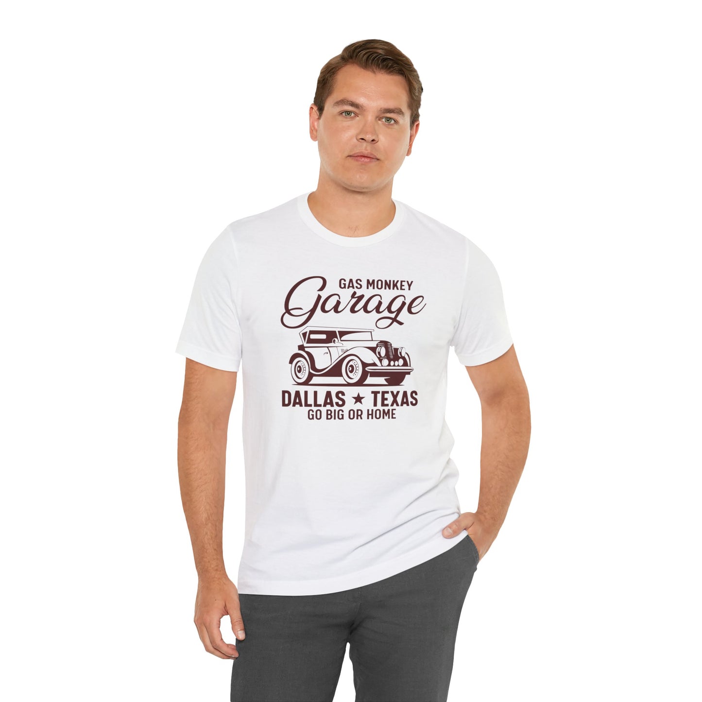 Gas Monkey Garage, Go Big or Home - Unisex Jersey Short Sleeve Tee