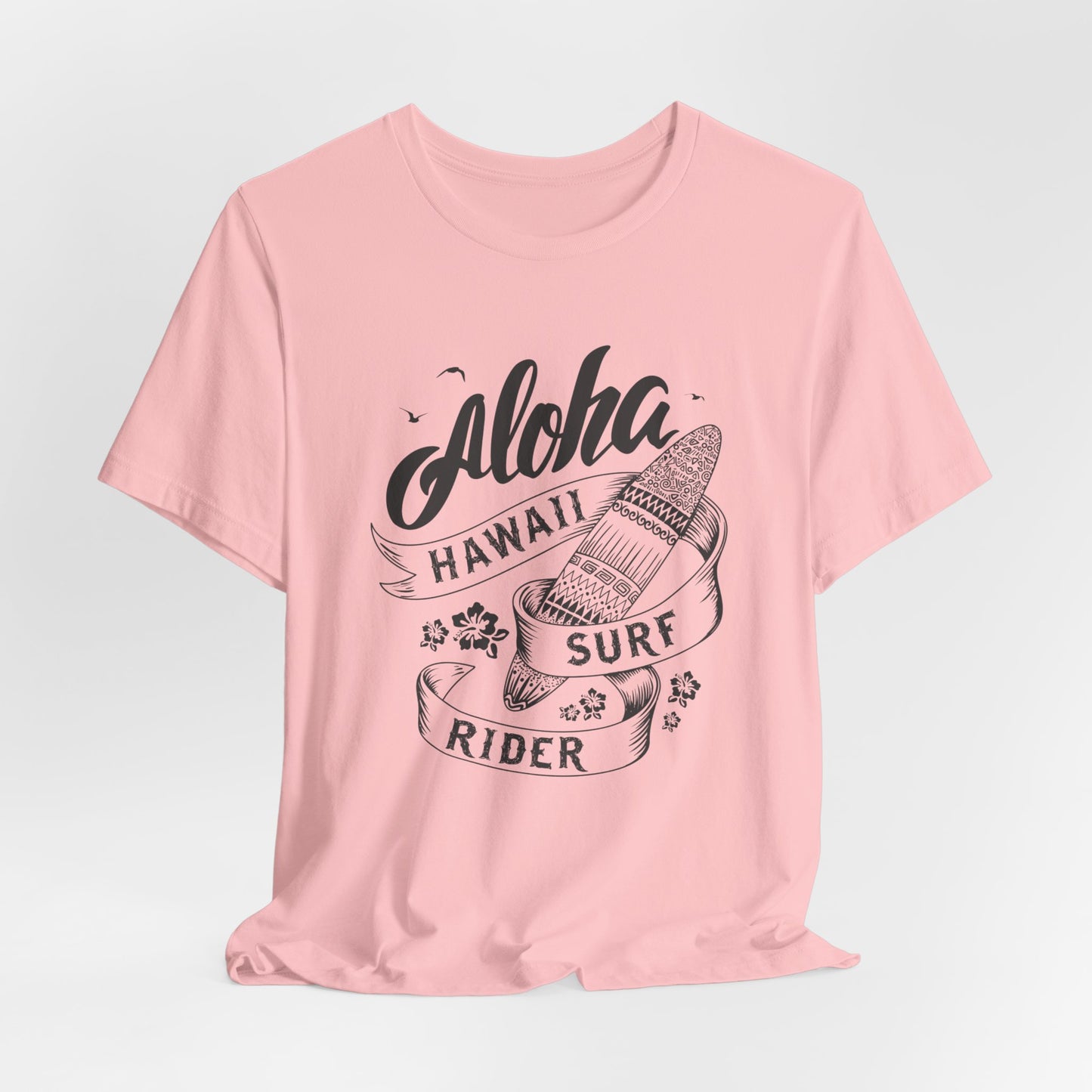 Aloha, Hawaii, Surf Rider - Unisex Jersey Short Sleeve Tee