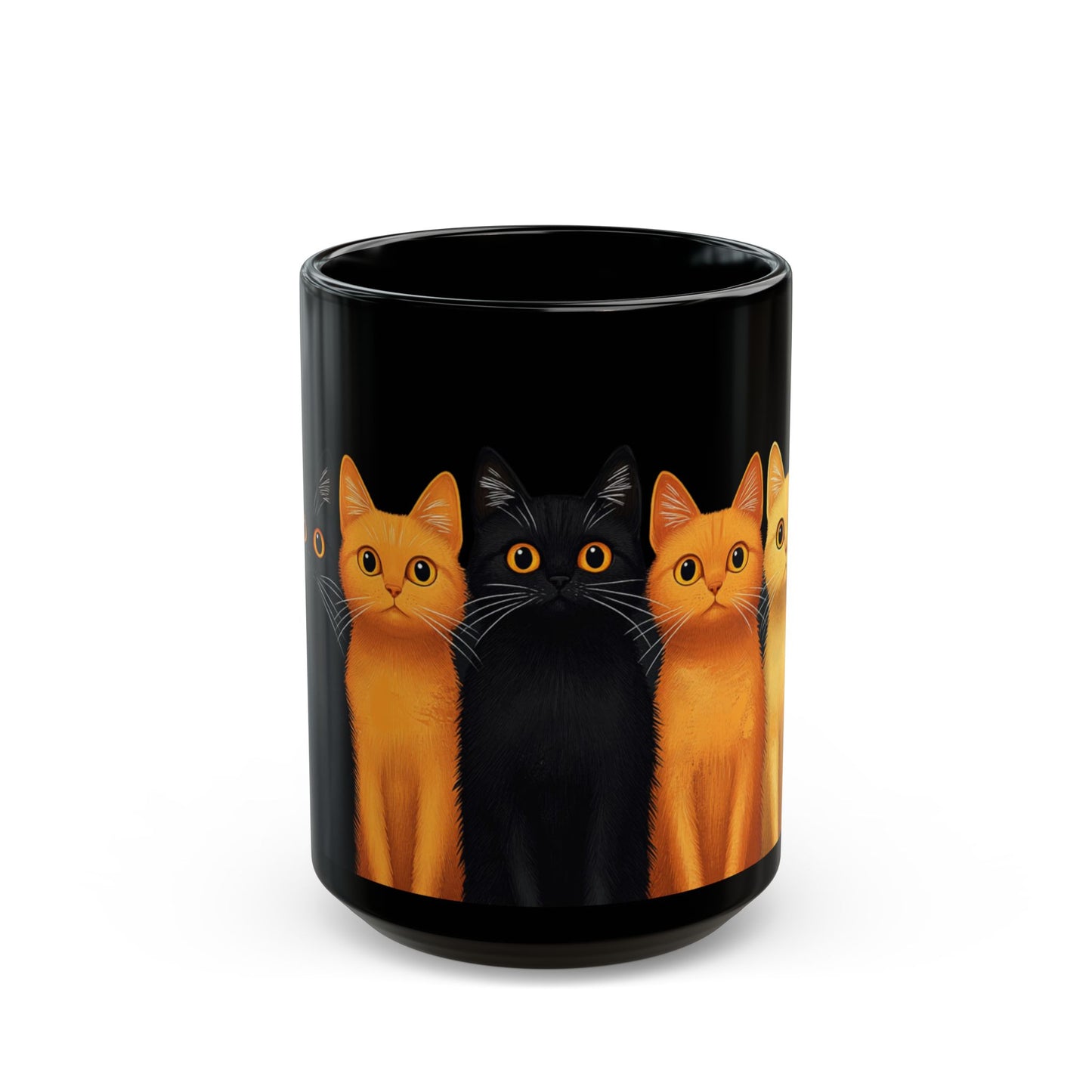 Cute Cats - Black Mug (11oz, 15oz) - 11195