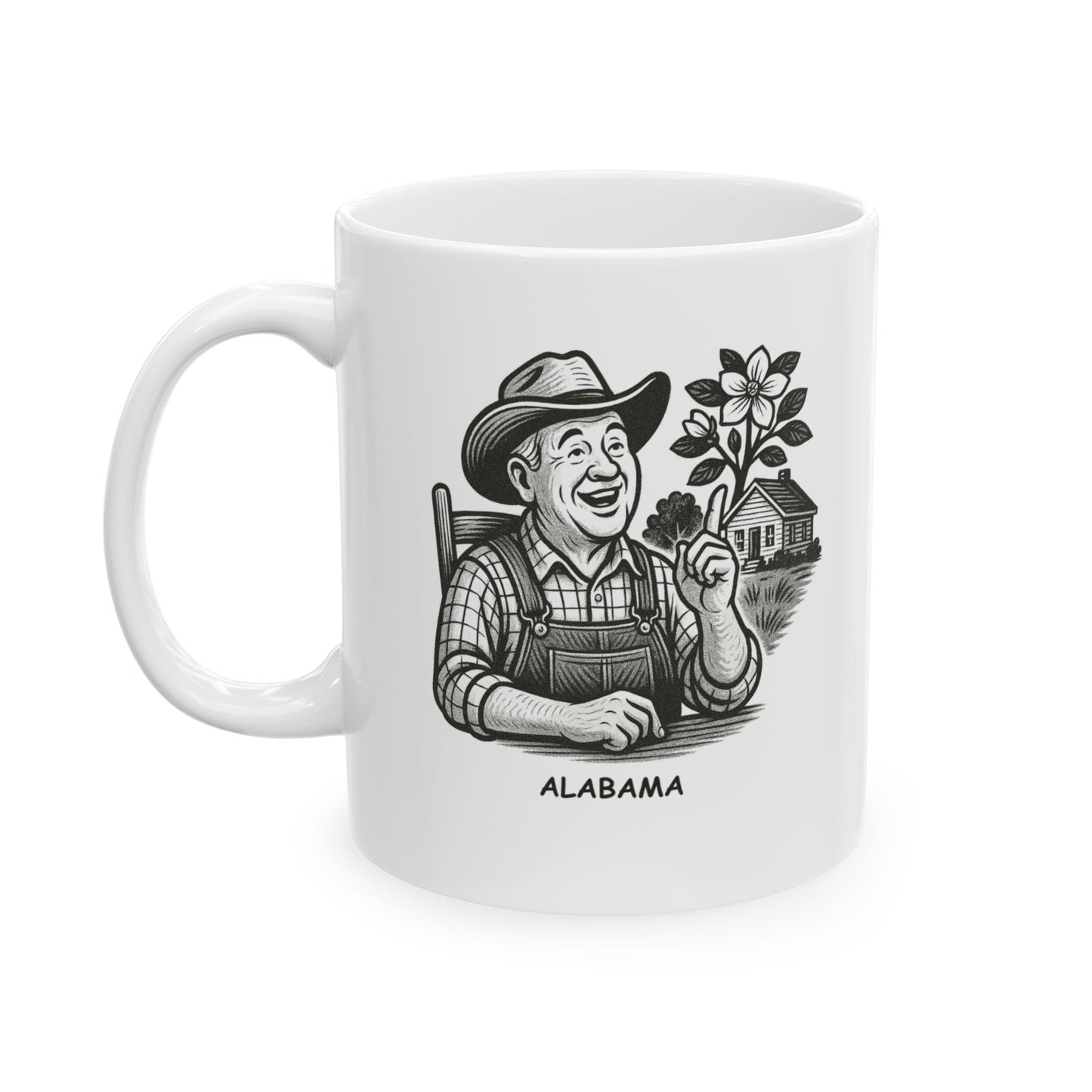 "In Alabama, we don’t do small talk, we do big stories." Ceramic Mug - 11oz & 15oz - 12791