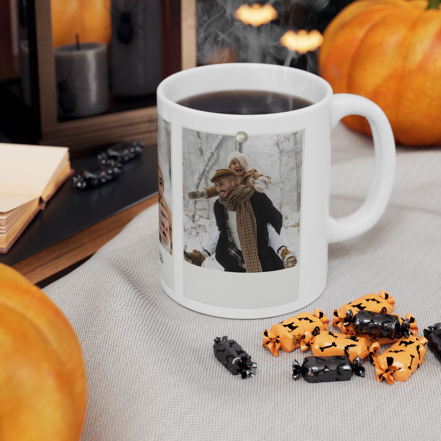 Ann & Mike, Photos, Customizable - Ceramic Mug, (11oz, 15oz) - 10861