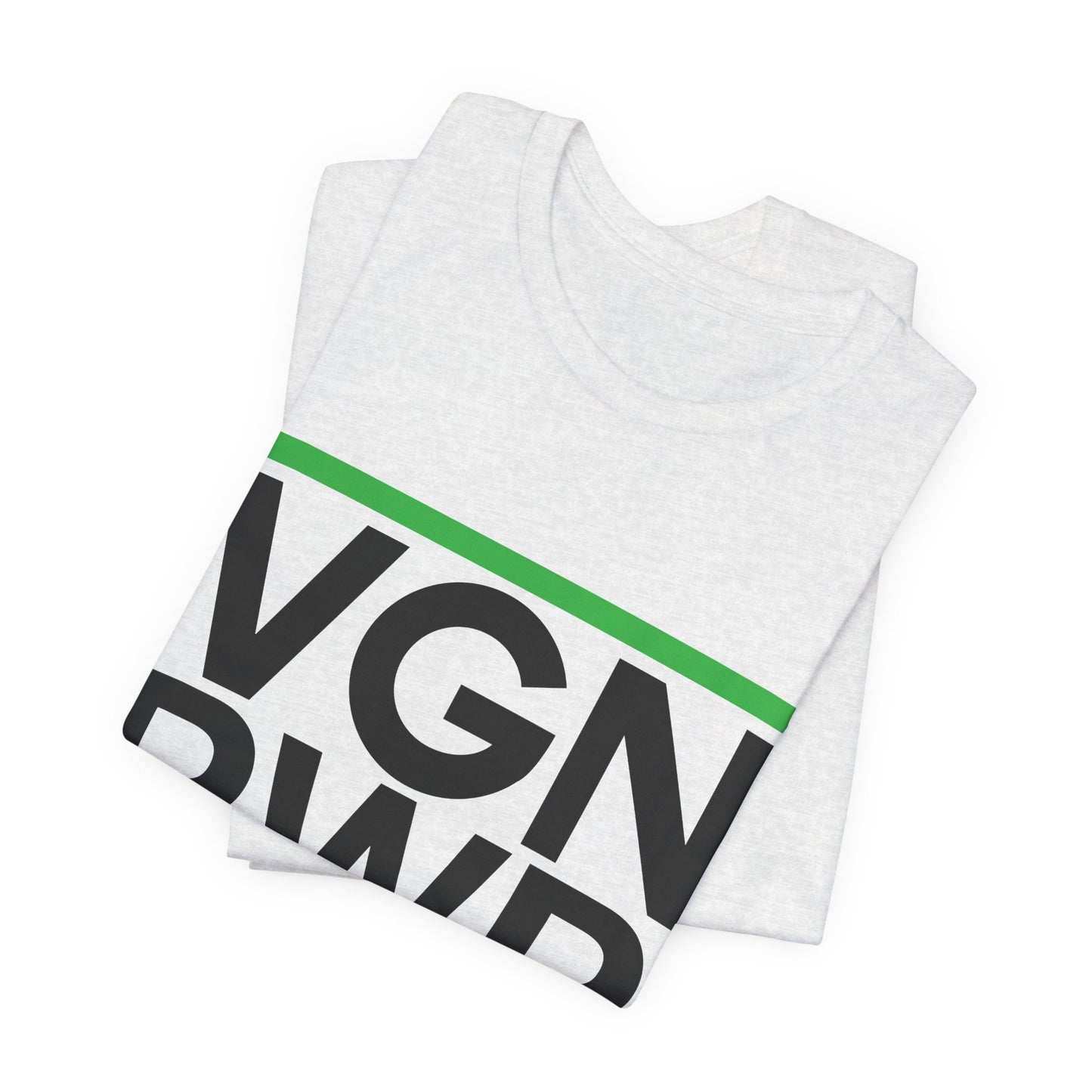 Vegan: VGN PWR - Unisex Jersey Short Sleeve Tee