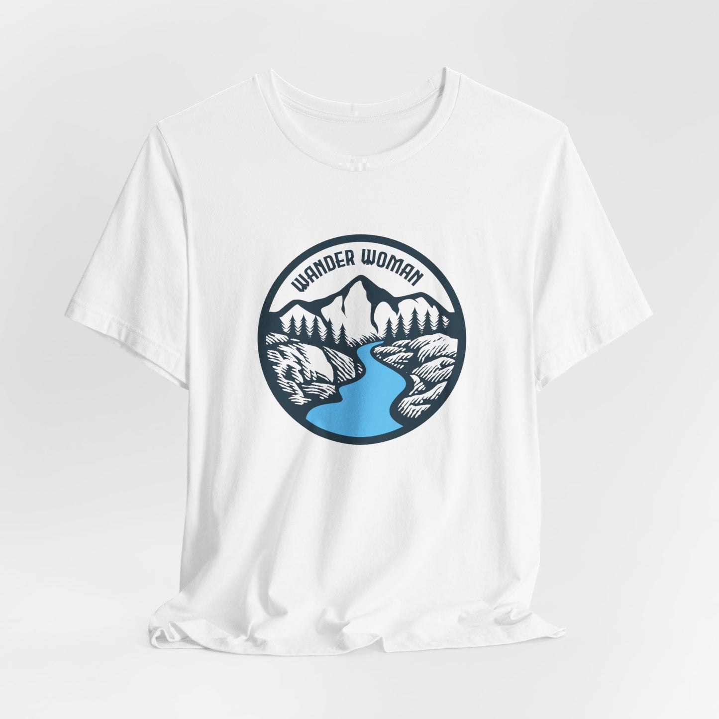 Camping: Wander Woman - Unisex Jersey Short Sleeve Tee