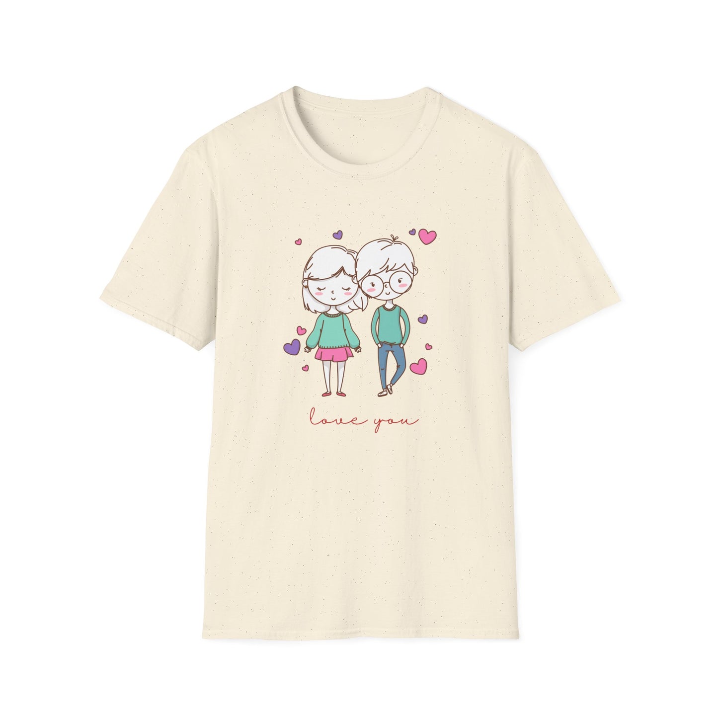 Cute Couple, Love You - Unisex Softstyle T-Shirt - 11528