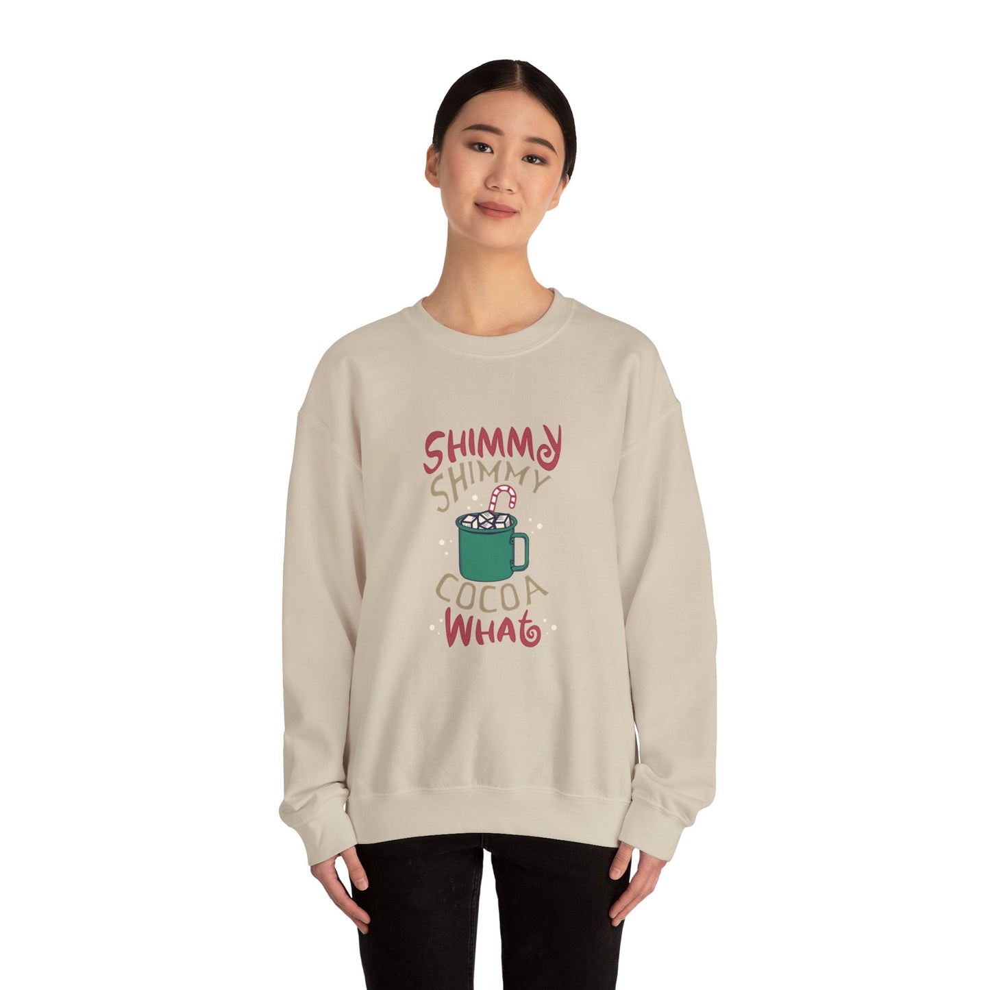 Shimmy Shimmy Cocoa What - Unisex Heavy Blend™ Crewneck Sweatshirt