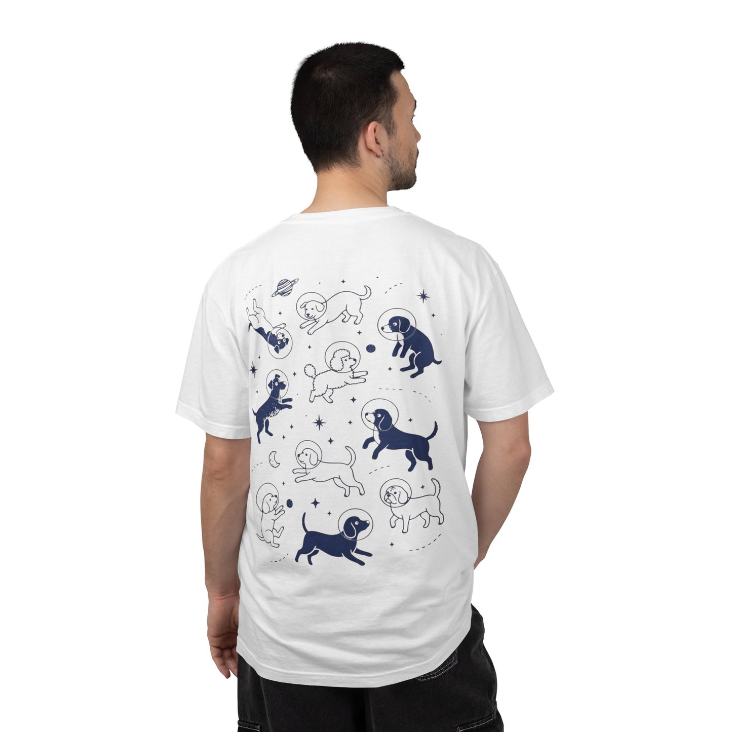 Space Dogs T-Shirt – Cute Astronaut Dog Graphic Tee for Dog Lovers - 14680