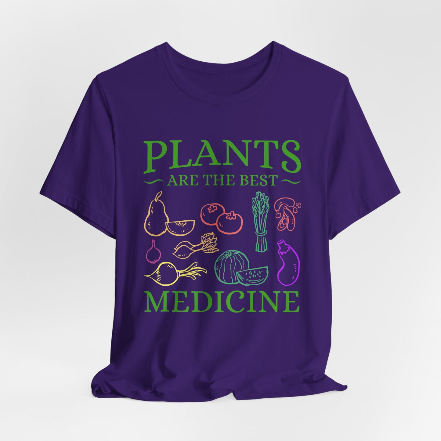 Vegan: Plants Are The Best Medicine - Unisex Jersey Short Sleeve Tee