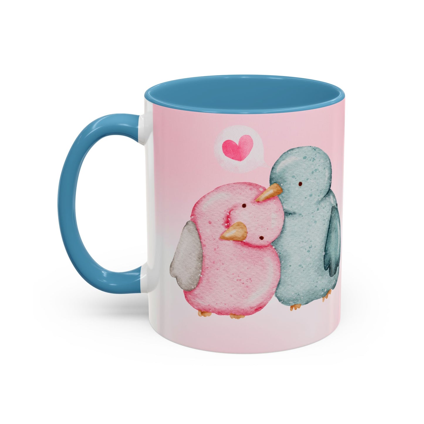 Male and Female Penguins, I will Always Love You - Accent Coffee Mug (11, 15oz) - 11018