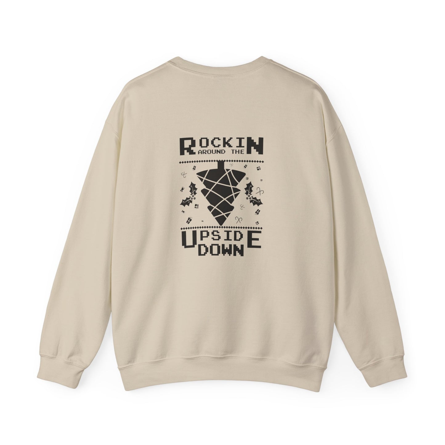 Rocking Around The Tree Upside Down - Unisex Heavy Blend™ Crewneck Sweatshirt