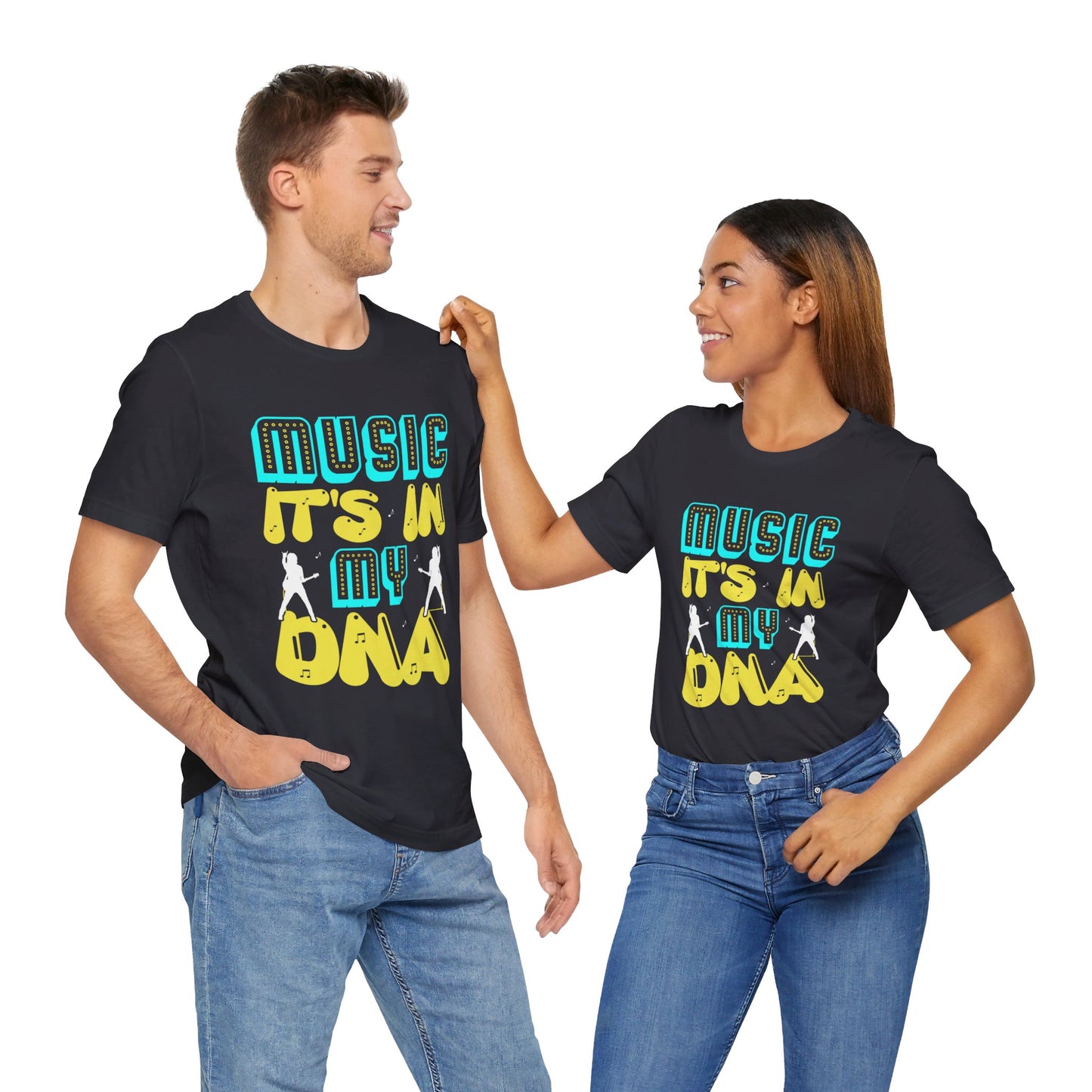 Music: It's In My DNA - Unisex Jersey Short Sleeve Tee