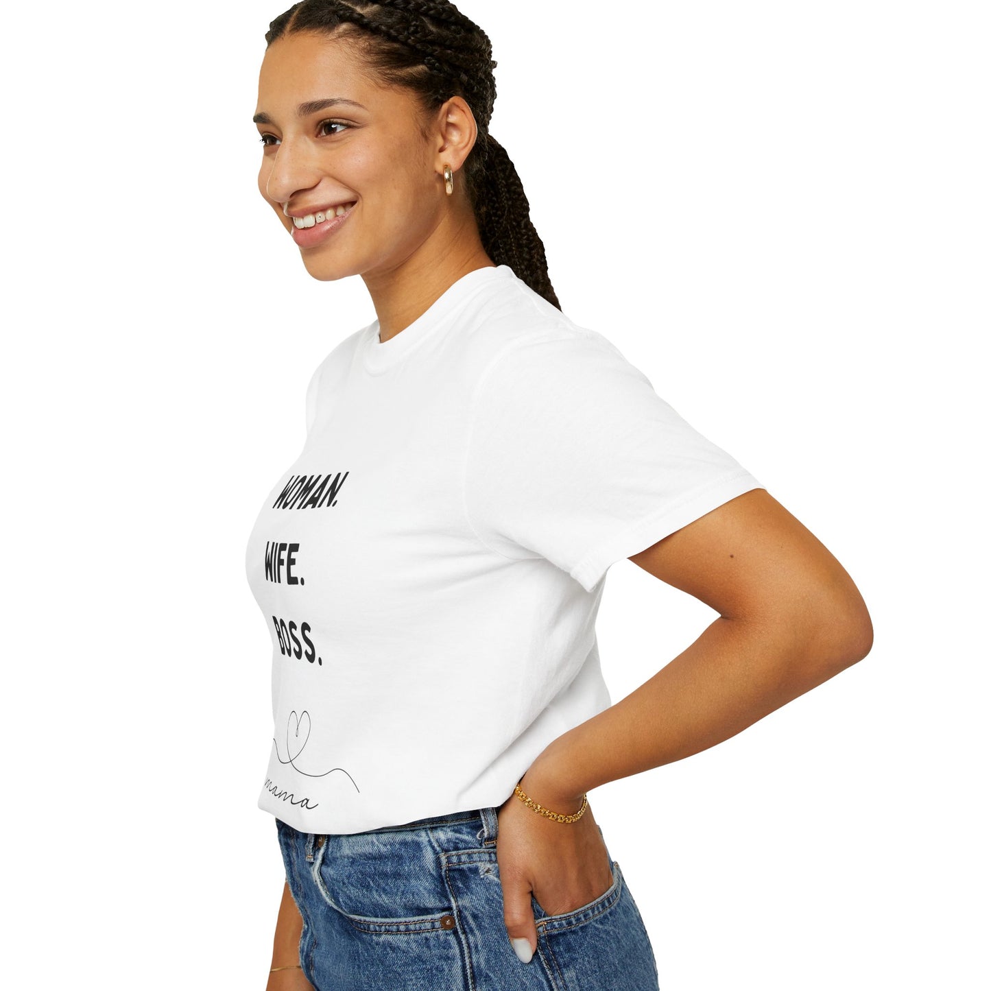 Woman Wife Boss Unisex Garment-Dyed T-Shirt | Empowerment Apparel - 12461