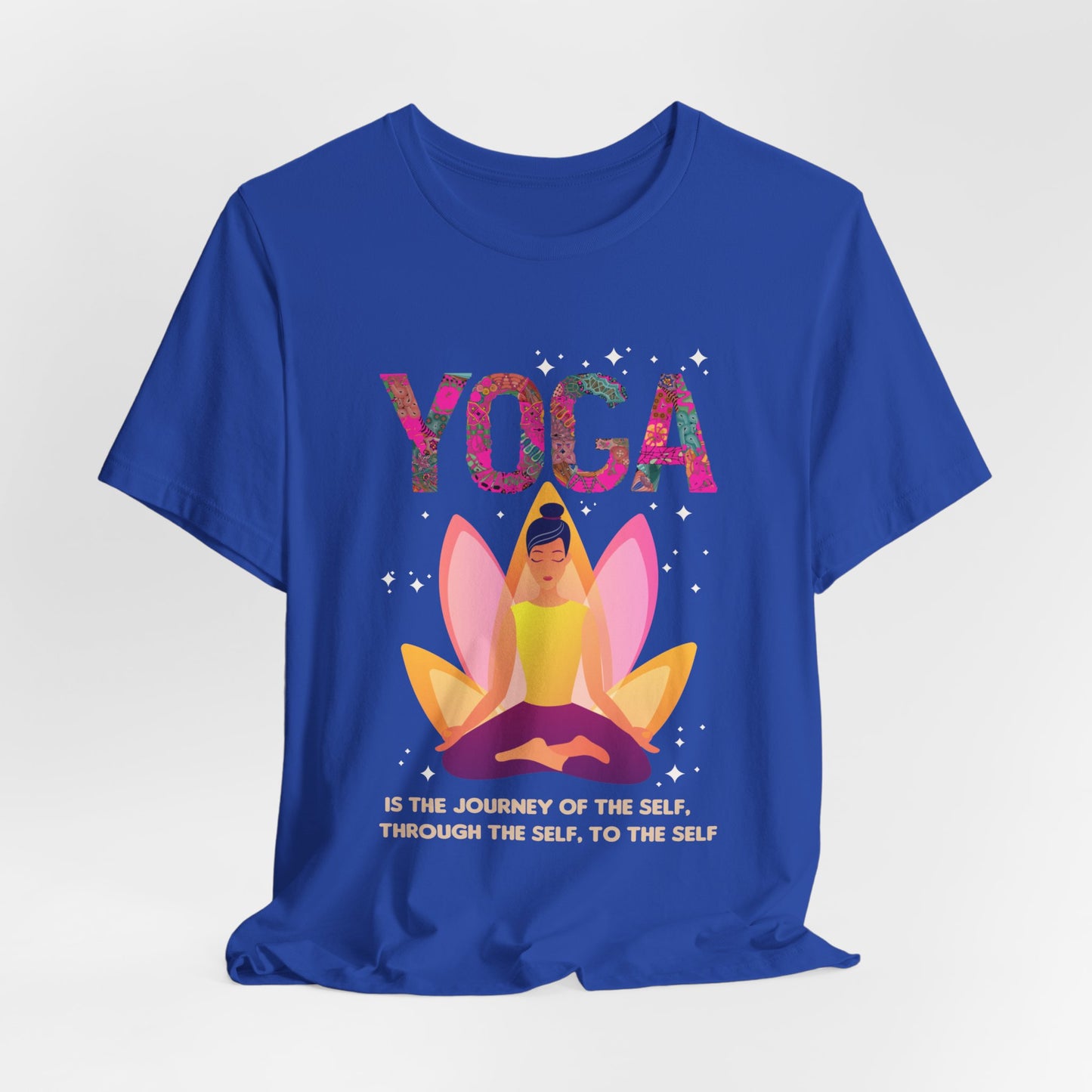 Yoga Is The Journey Of The Self Through The Self To The Self - Unisex Jersey Short Sleeve Tee