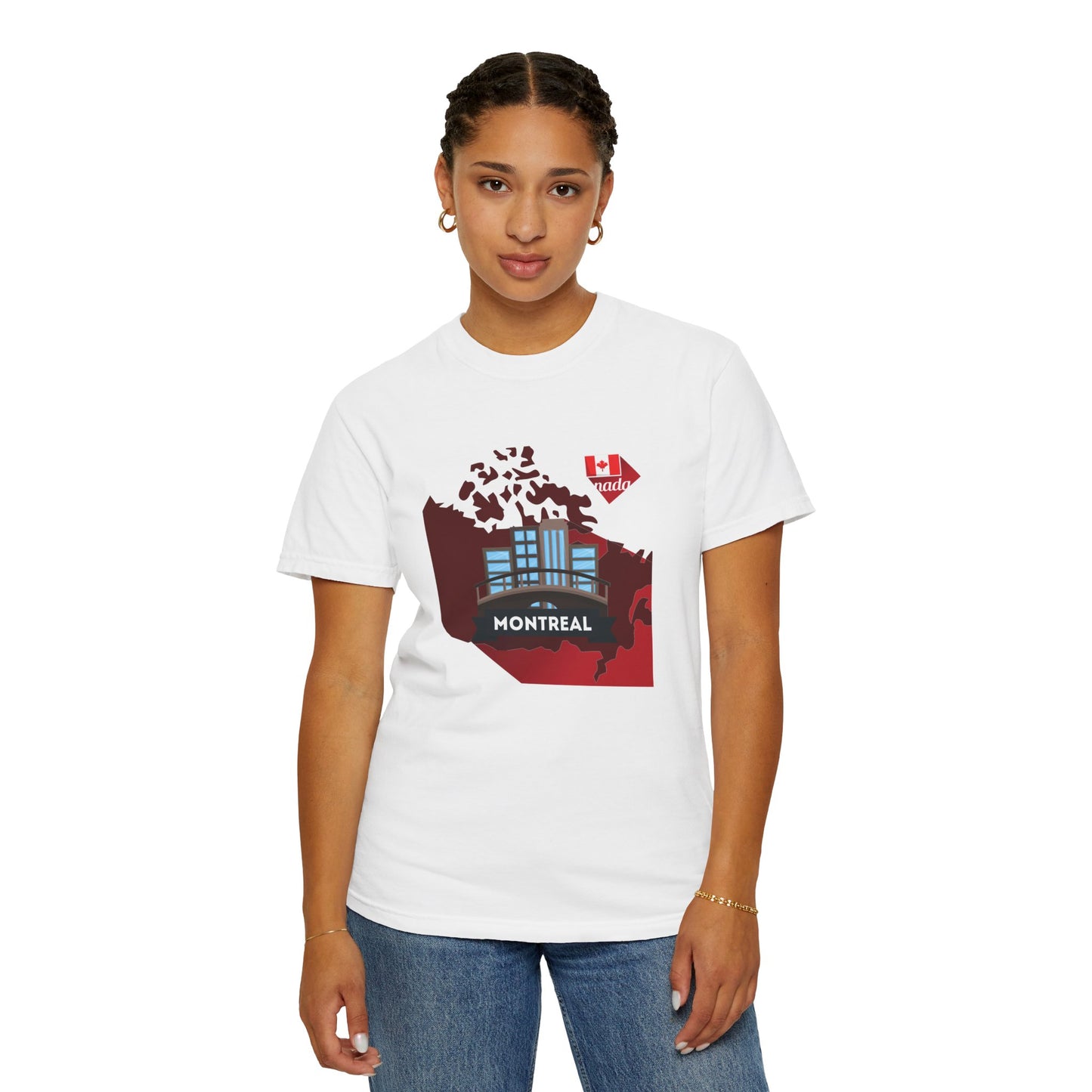 Montreal Graphic Unisex T-Shirt - Perfect for Travelers & Locals - 12201