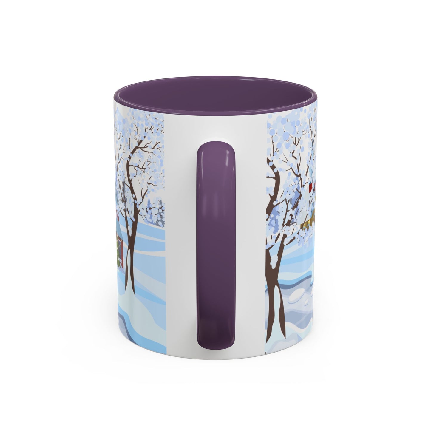 Winter Day Outside - Accent Coffee Mug (11, 15oz) - 10453