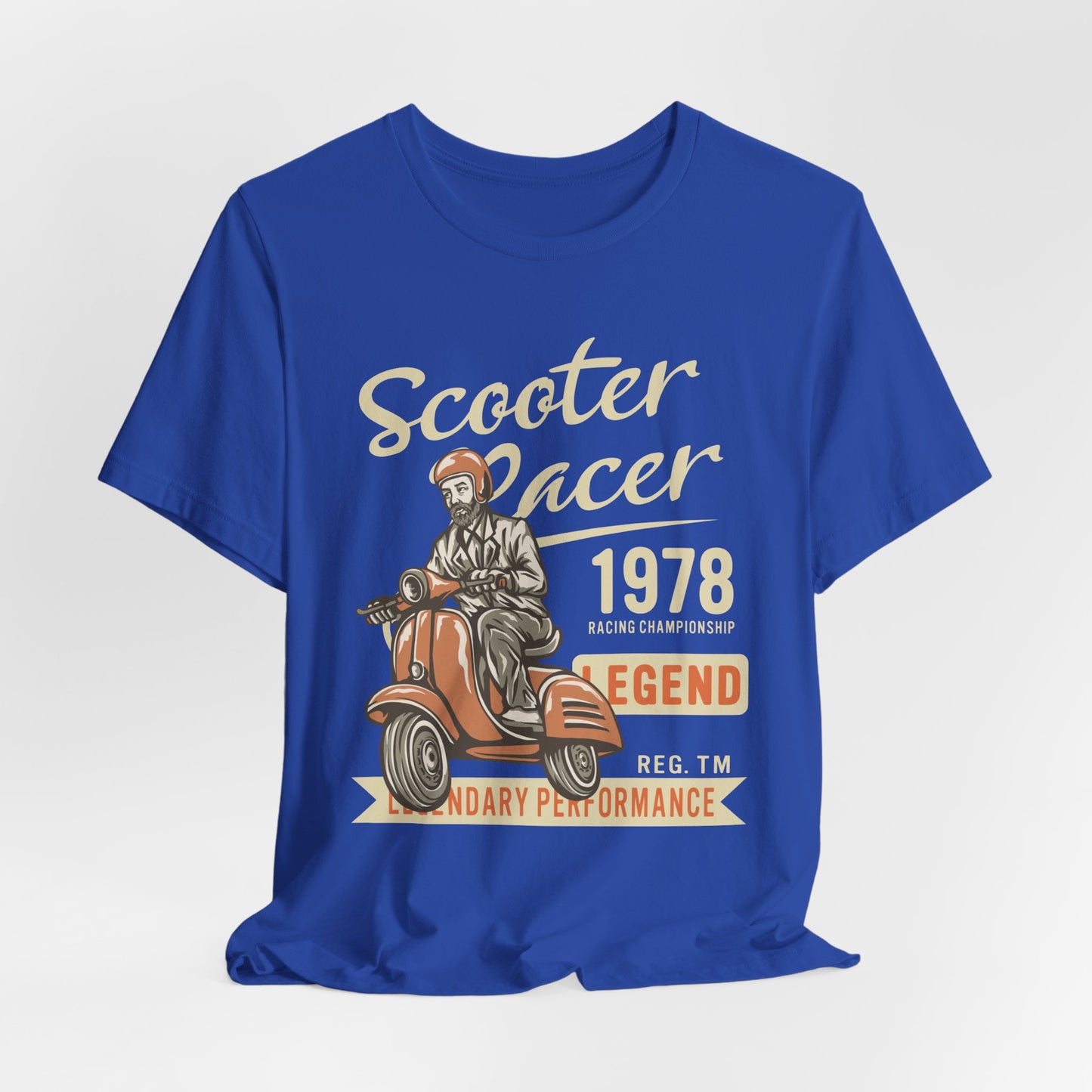Scooter Racer - Unisex Jersey Short Sleeve Tee - 13376