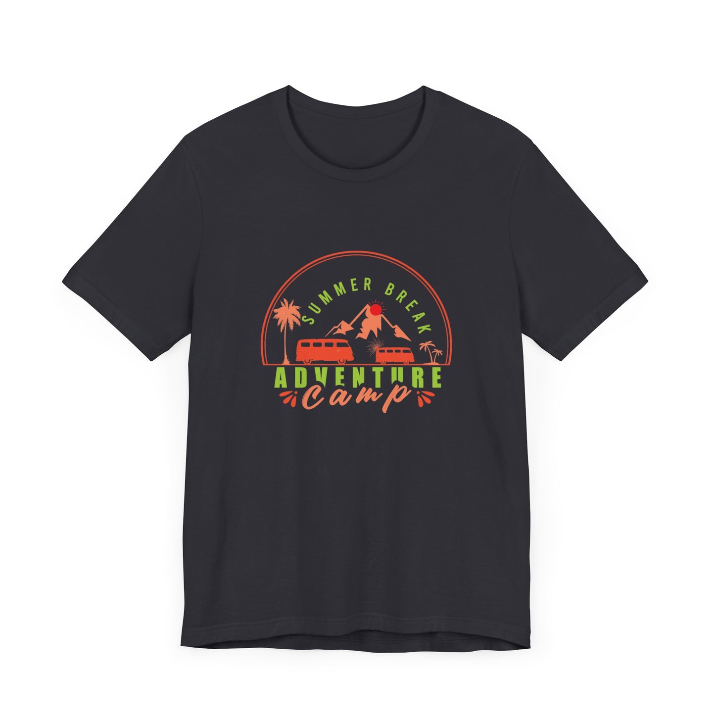 Summer Break, Adventure Camp - Unisex Jersey Short Sleeve Tee