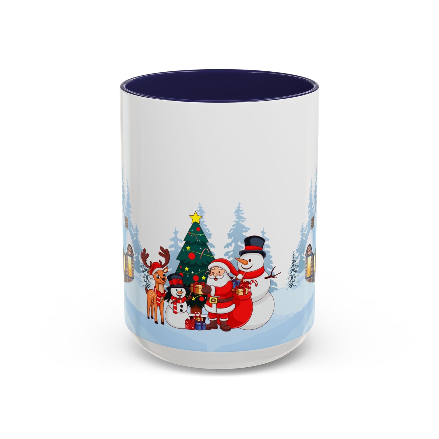 Outdoor Christmas Party - Accent Coffee Mug (11, 15oz) - 10454