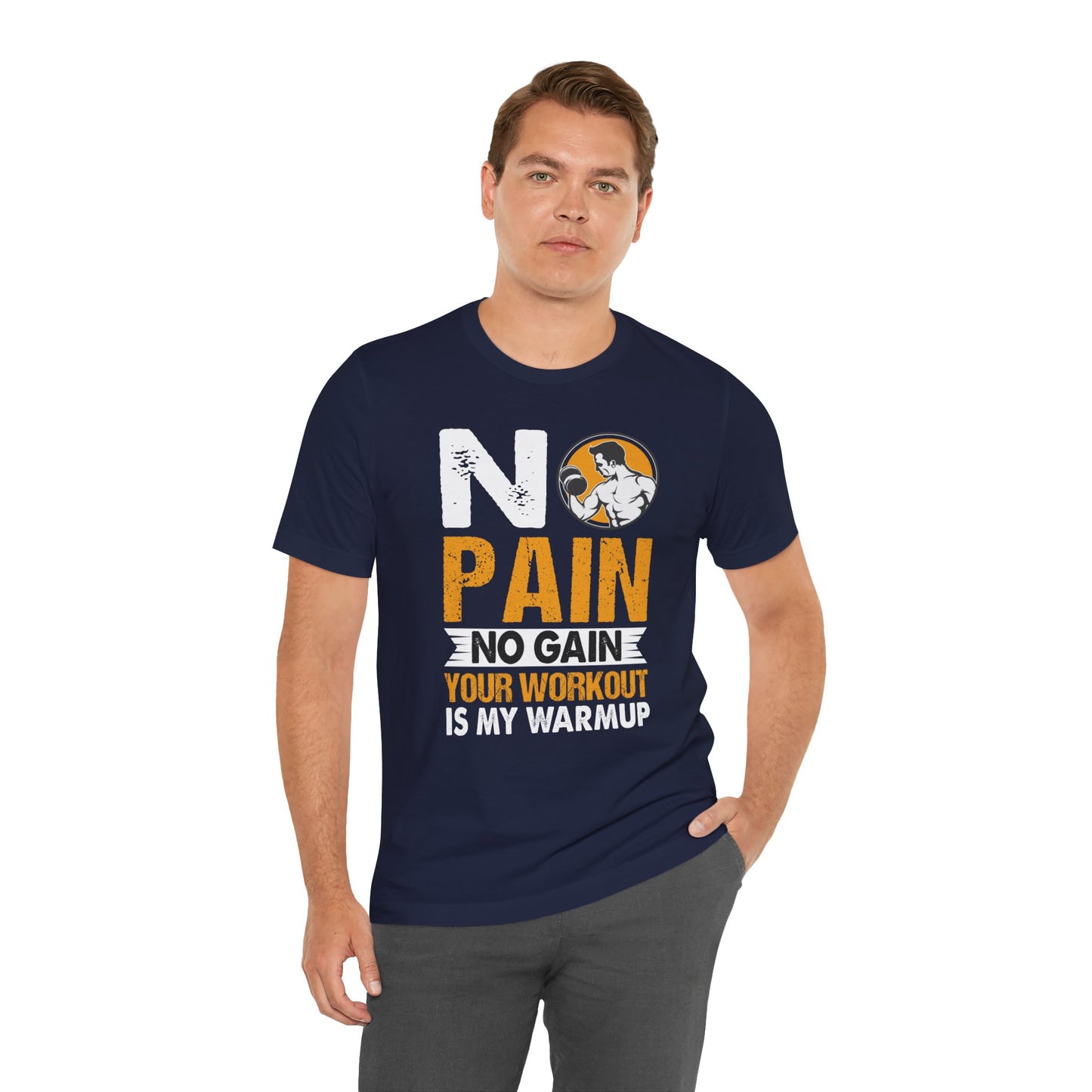 Gym: No Pain No Gain  - Unisex Jersey Short Sleeve Tee