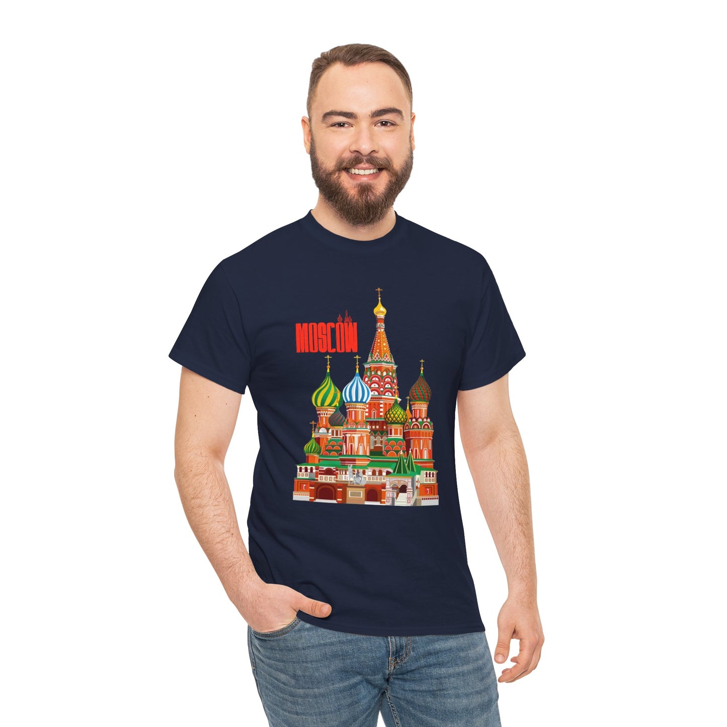 Moscow Graphic Unisex Heavy Cotton Tee - 12050