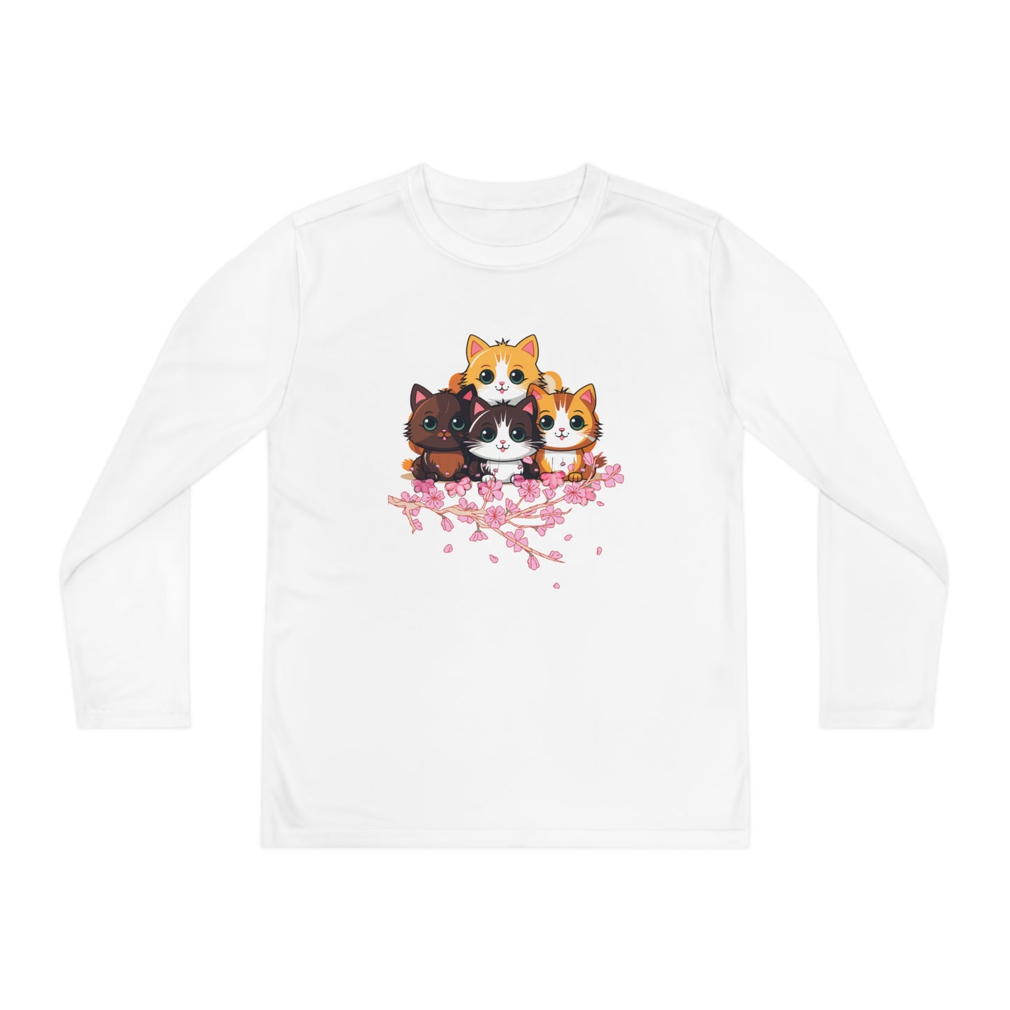 Kittens: Little Bundles of Joy - Youth Long Sleeve Competitor Tee