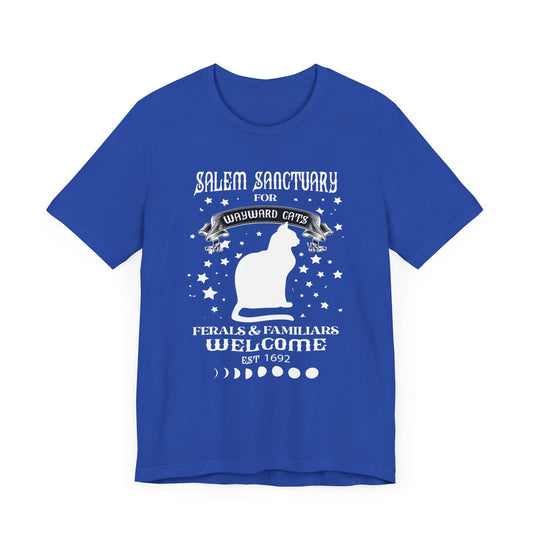 Salem Sanctuary for Wayward Cats - Unisex Jersey Short Sleeve Tee