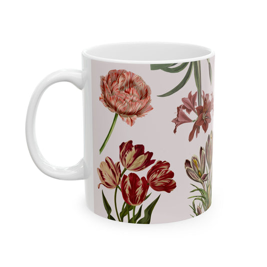 Beautiful Flowers - Ceramic Mug, (11oz, 15oz) - 11038